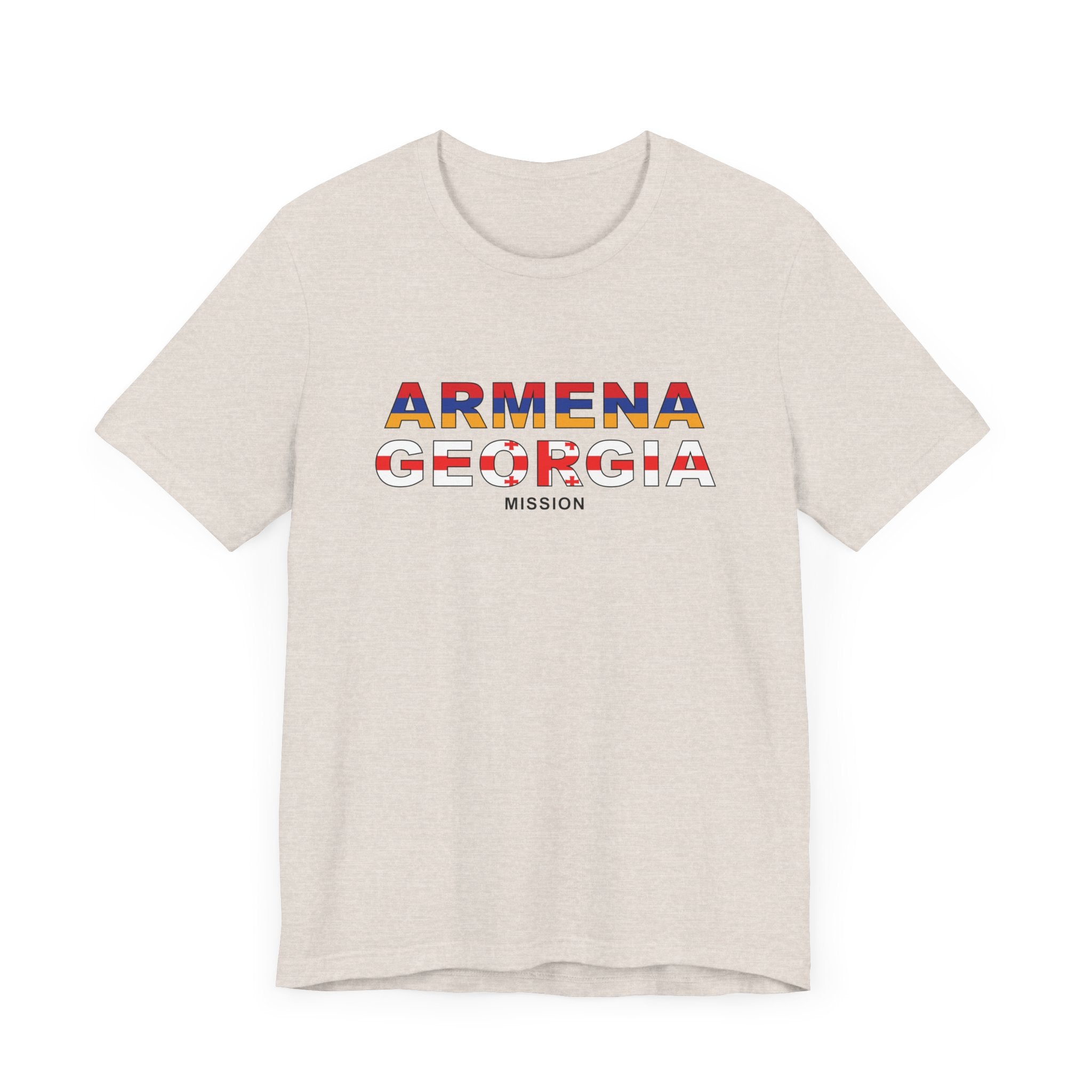 Armenia - Georgia Mission Flag Title T-shirt - Mission Wishlist - LDS Missionary Gift Store