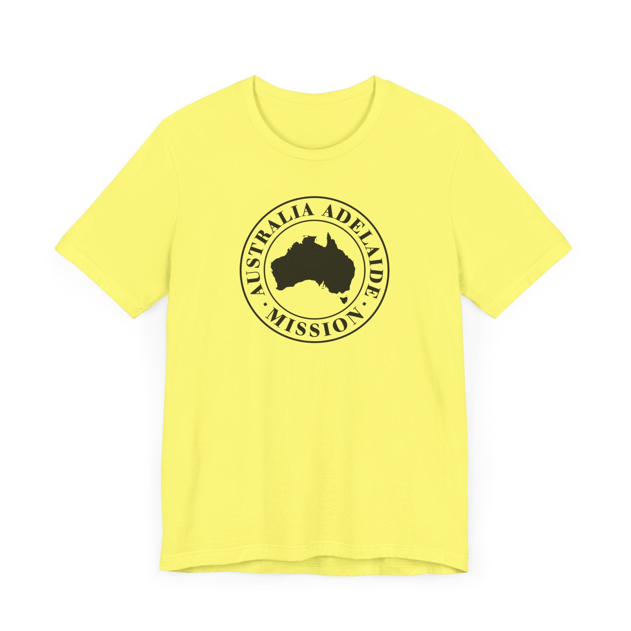 Australia Adelaide Mission Circular Monochrome Logo T-Shirt - Mission Wishlist - LDS Missionary Gift Store