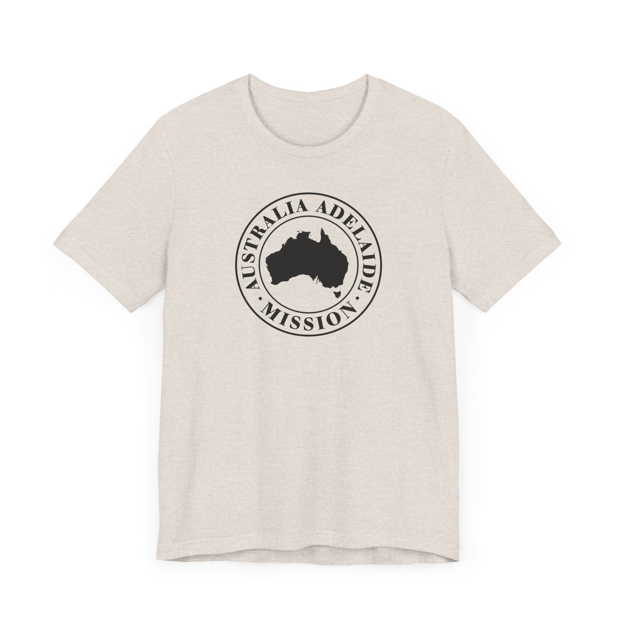 Australia Adelaide Mission Circular Monochrome Logo T-Shirt - Mission Wishlist - LDS Missionary Gift Store