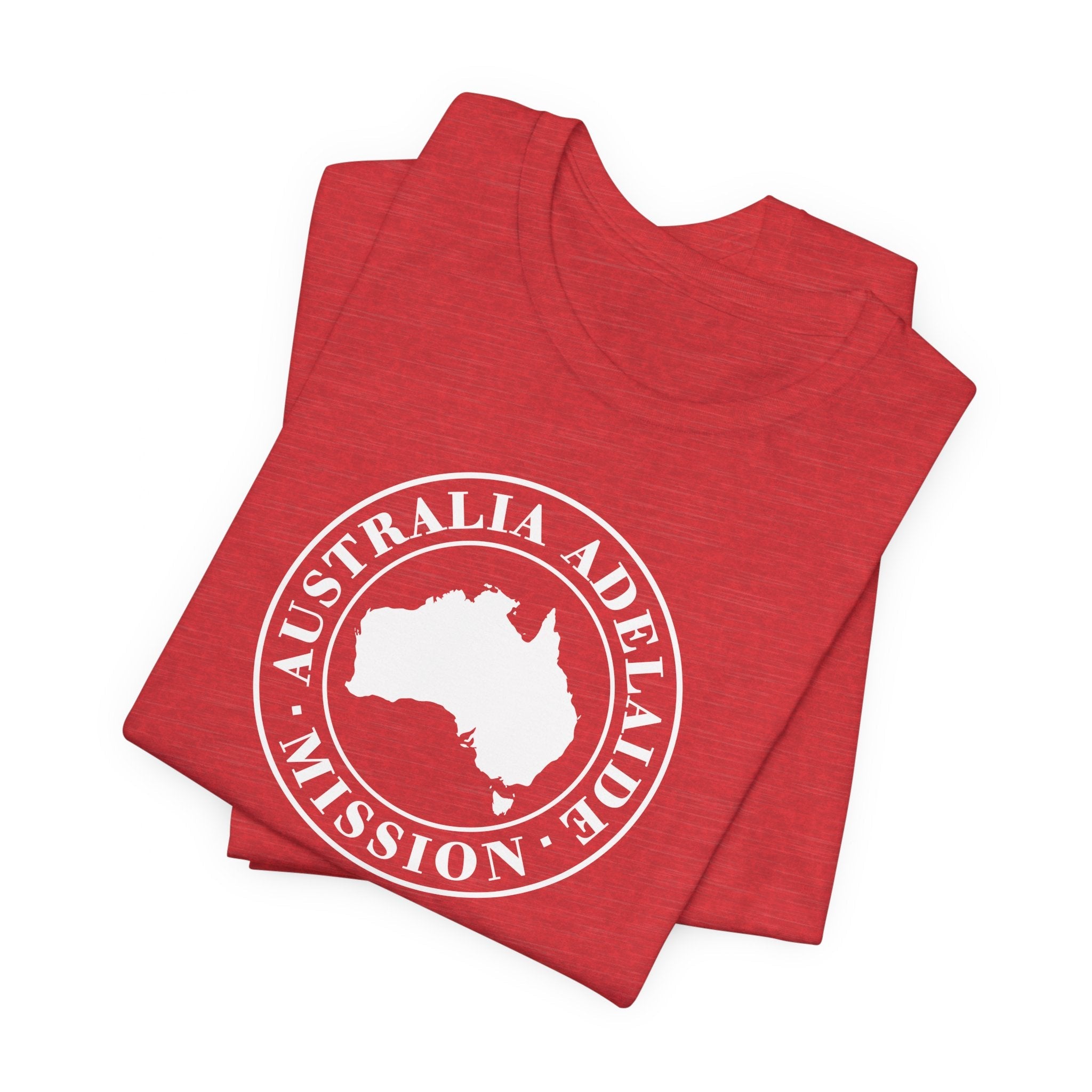Australia Adelaide Mission Circular Monochrome Logo T-Shirt - Mission Wishlist - LDS Missionary Gift Store