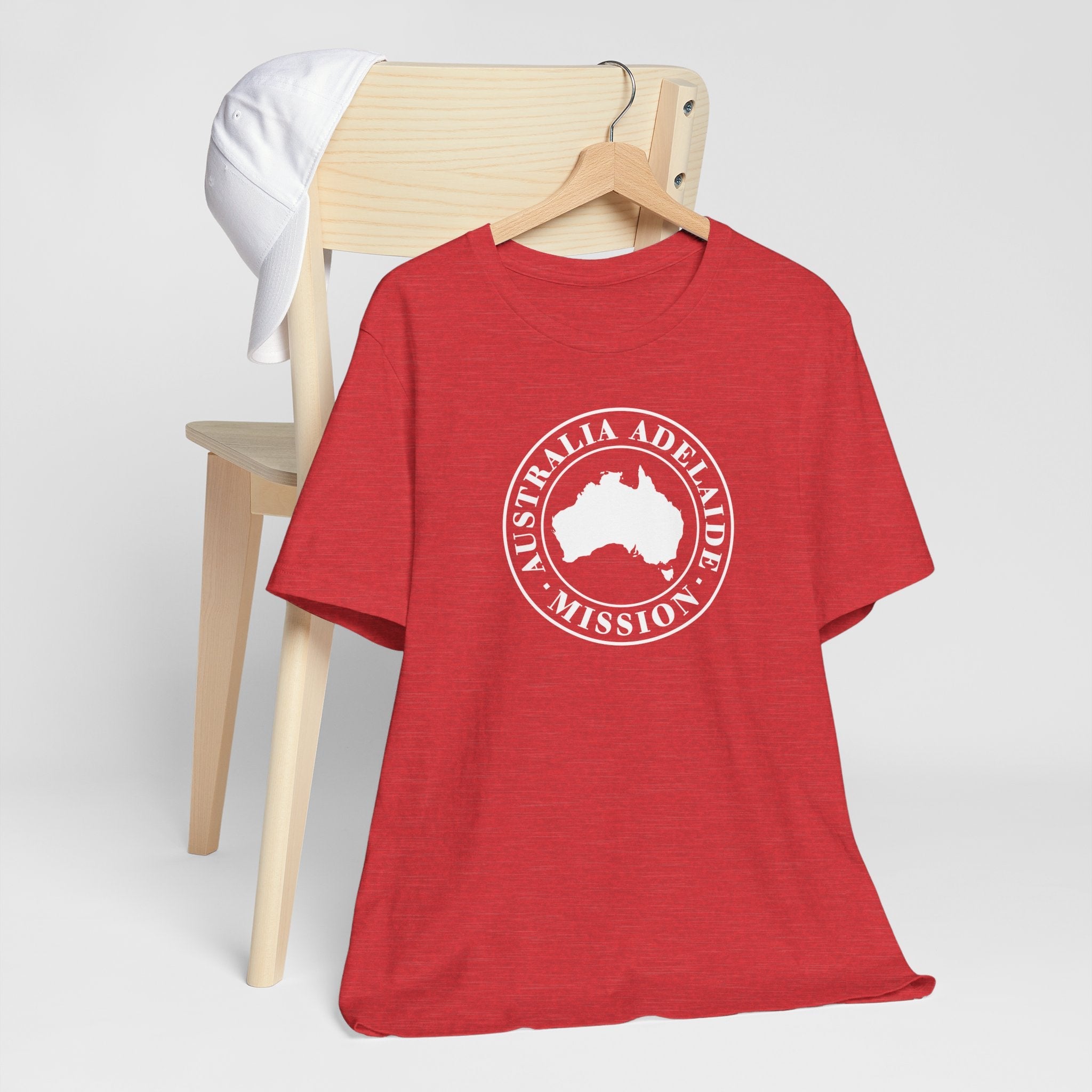 Australia Adelaide Mission Circular Monochrome Logo T-Shirt - Mission Wishlist - LDS Missionary Gift Store