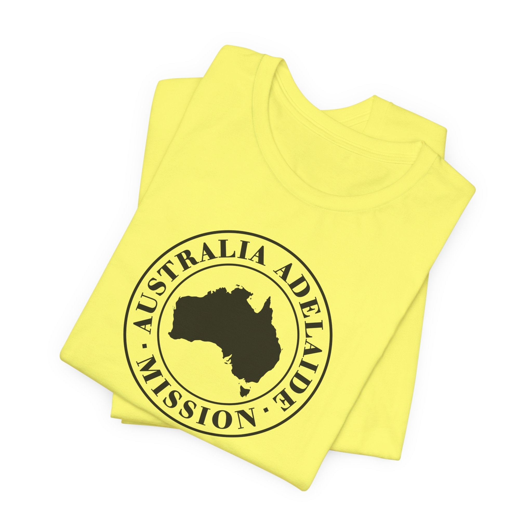 Australia Adelaide Mission Circular Monochrome Logo T-Shirt - Mission Wishlist - LDS Missionary Gift Store