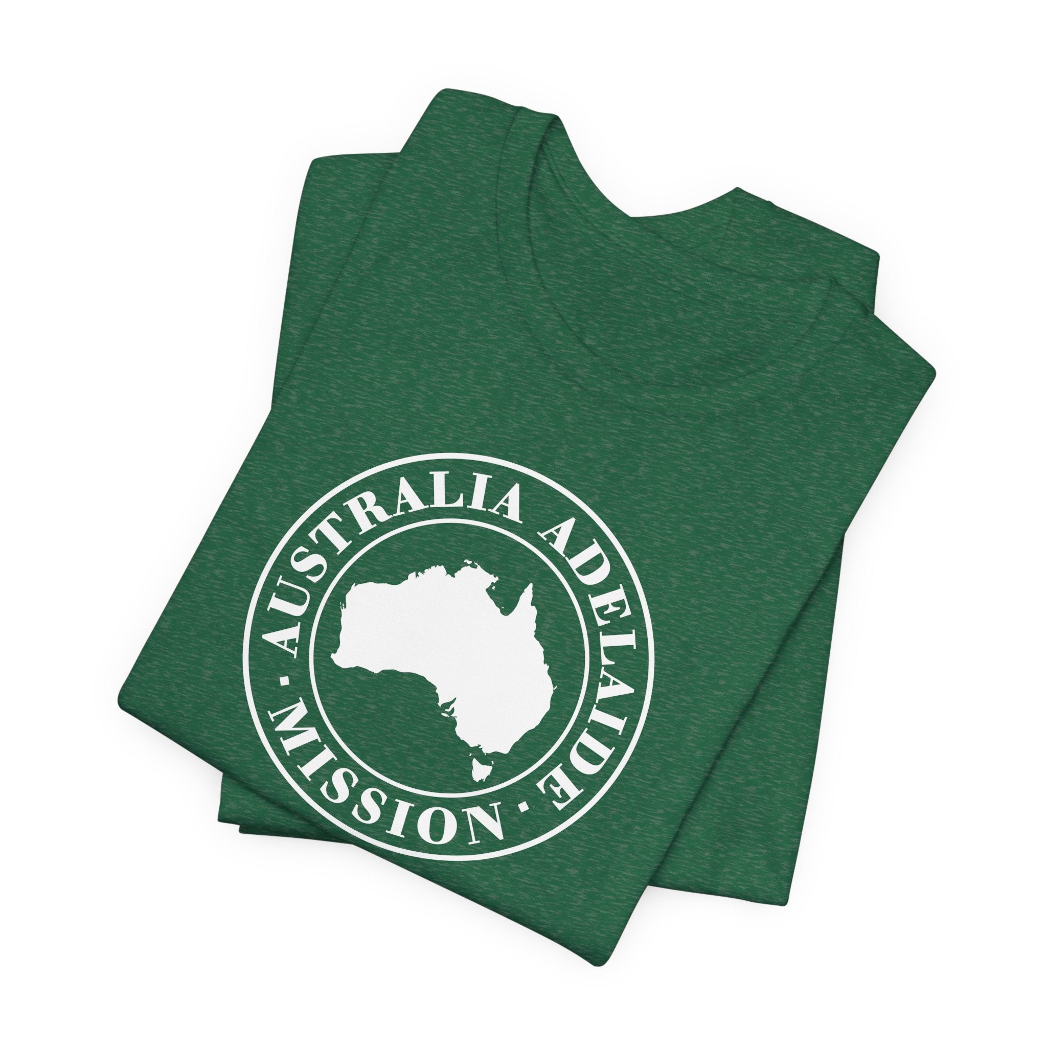 Australia Adelaide Mission Circular Monochrome Logo T-Shirt - Mission Wishlist - LDS Missionary Gift Store