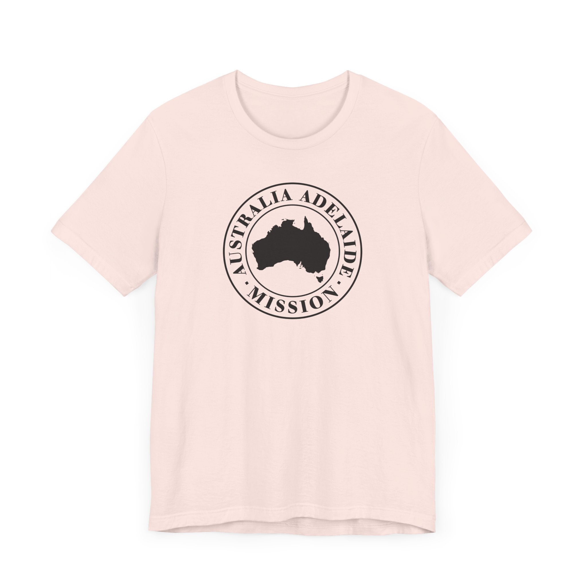 Australia Adelaide Mission Circular Monochrome Logo T-Shirt - Mission Wishlist - LDS Missionary Gift Store