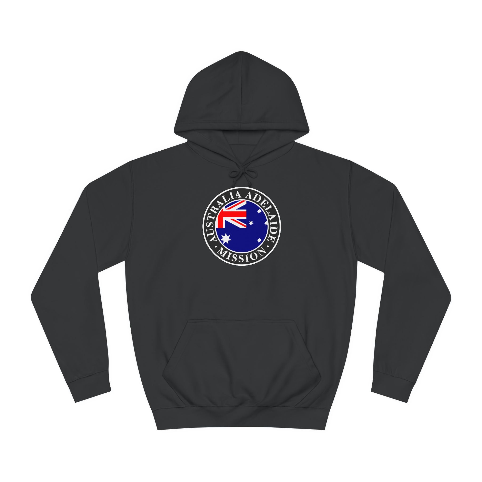 Australia Adelaide Mission Flag Logo (Black Border) College Hoodie - Latter-Day Saint LDS Missionary Gift - Book of Mormon