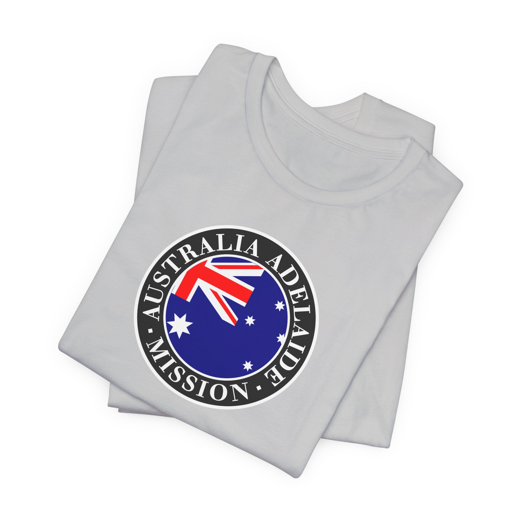 Australia Adelaide Mission Flag Logo (Black Border) T-shirt - Mission Wishlist - LDS Missionary Gift Store