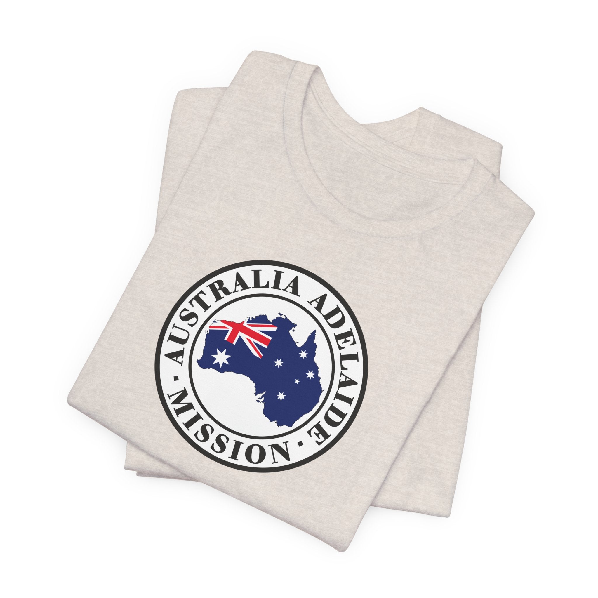 Australia Adelaide Mission Flag Logo (White Border) T-shirt - Mission Wishlist - LDS Missionary Gift Store