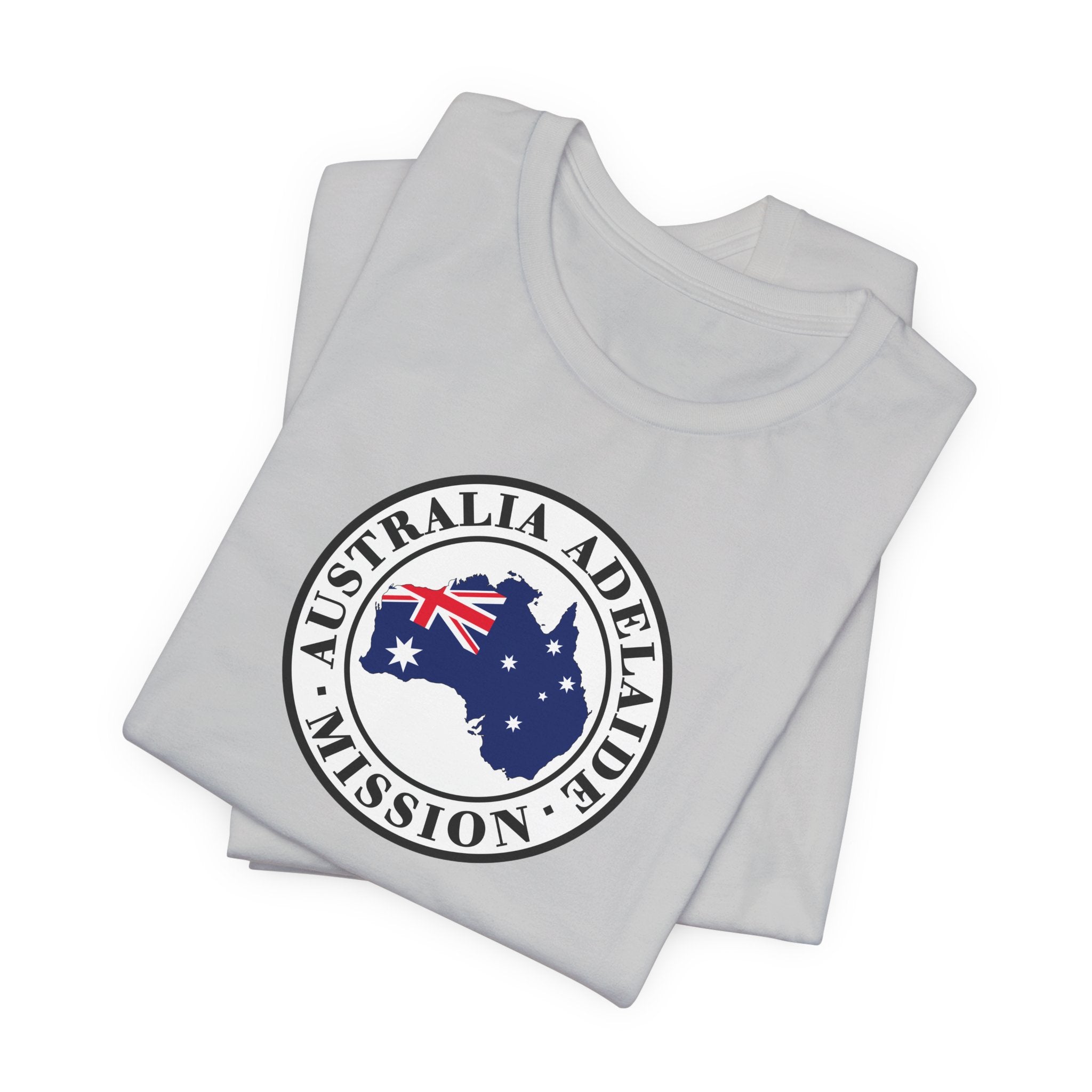 Australia Adelaide Mission Flag Logo (White Border) T-shirt - Mission Wishlist - LDS Missionary Gift Store