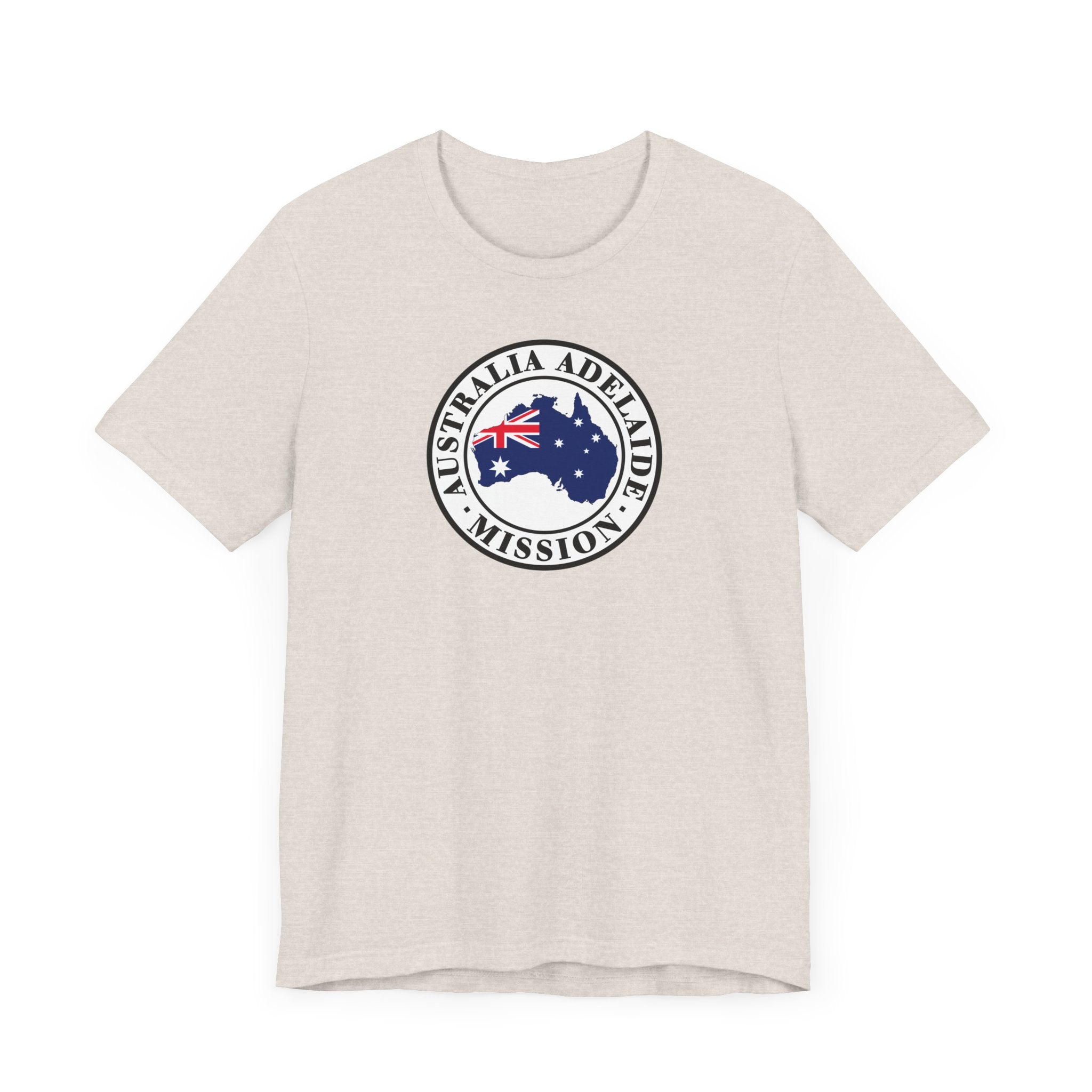 Australia Adelaide Mission Flag Logo (White Border) T-shirt - Mission Wishlist - LDS Missionary Gift Store