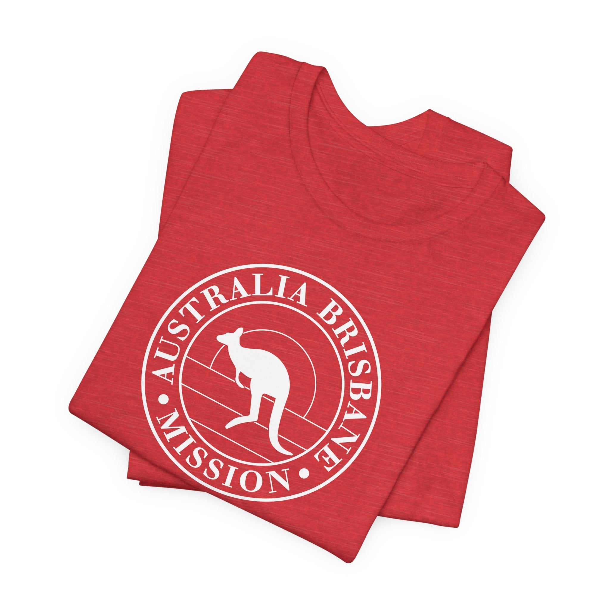 Australia Brisbane Mission Circular Monochrome Logo T-Shirt - Mission Wishlist - LDS Missionary Gift Store