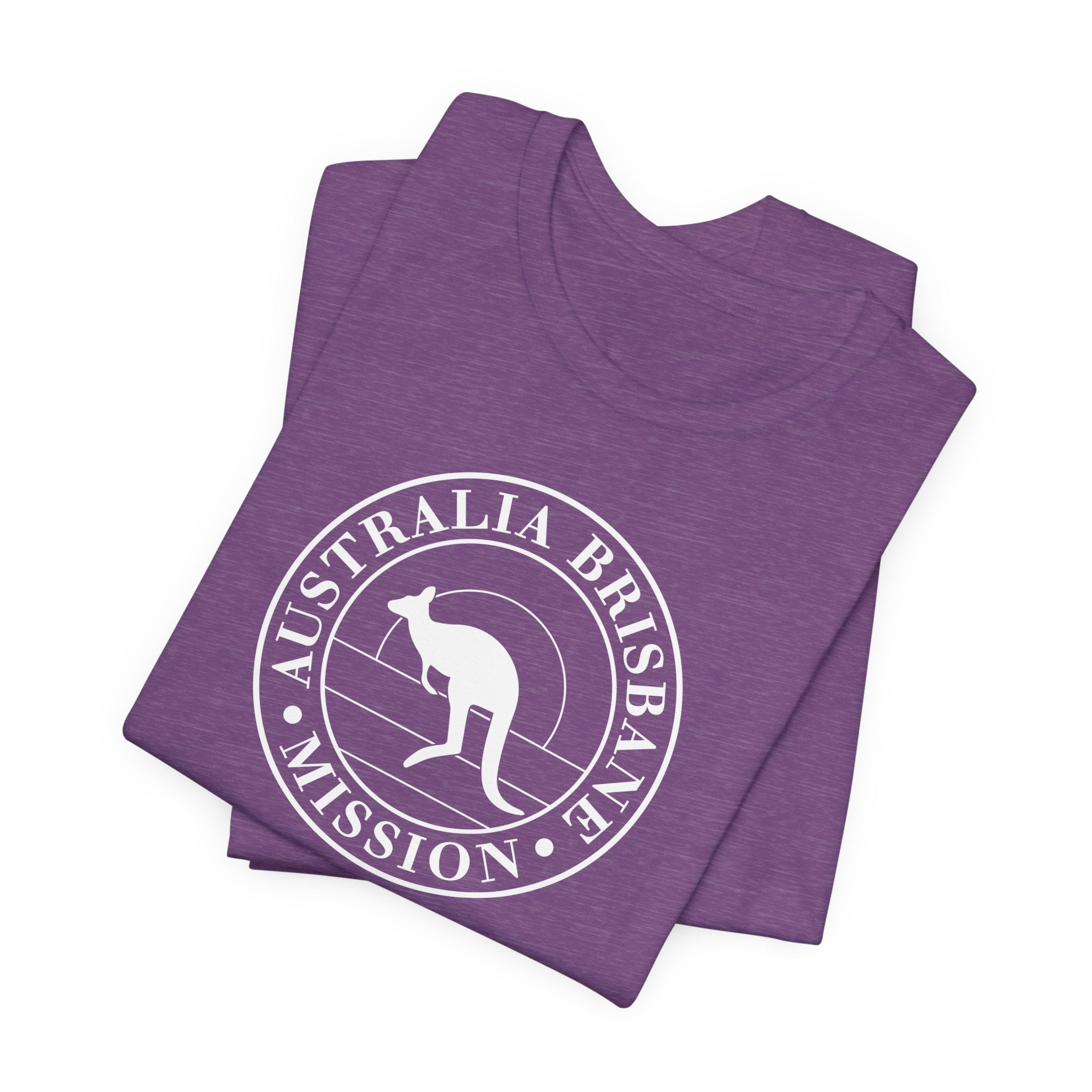 Australia Brisbane Mission Circular Monochrome Logo T-Shirt - Mission Wishlist - LDS Missionary Gift Store