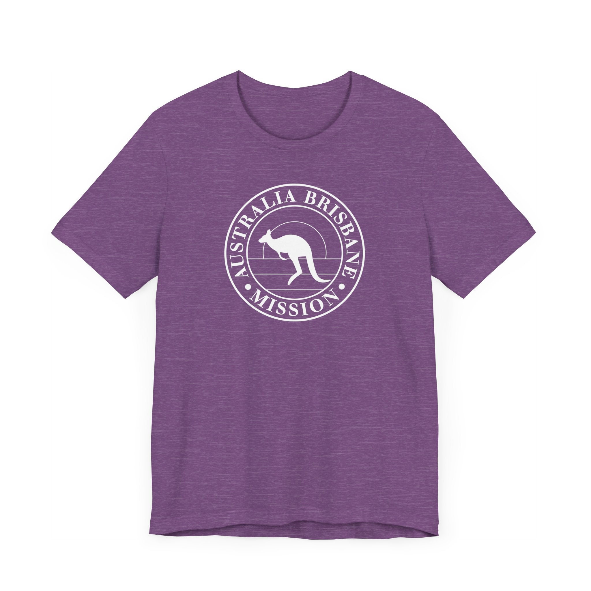 Australia Brisbane Mission Circular Monochrome Logo T-Shirt - Mission Wishlist - LDS Missionary Gift Store