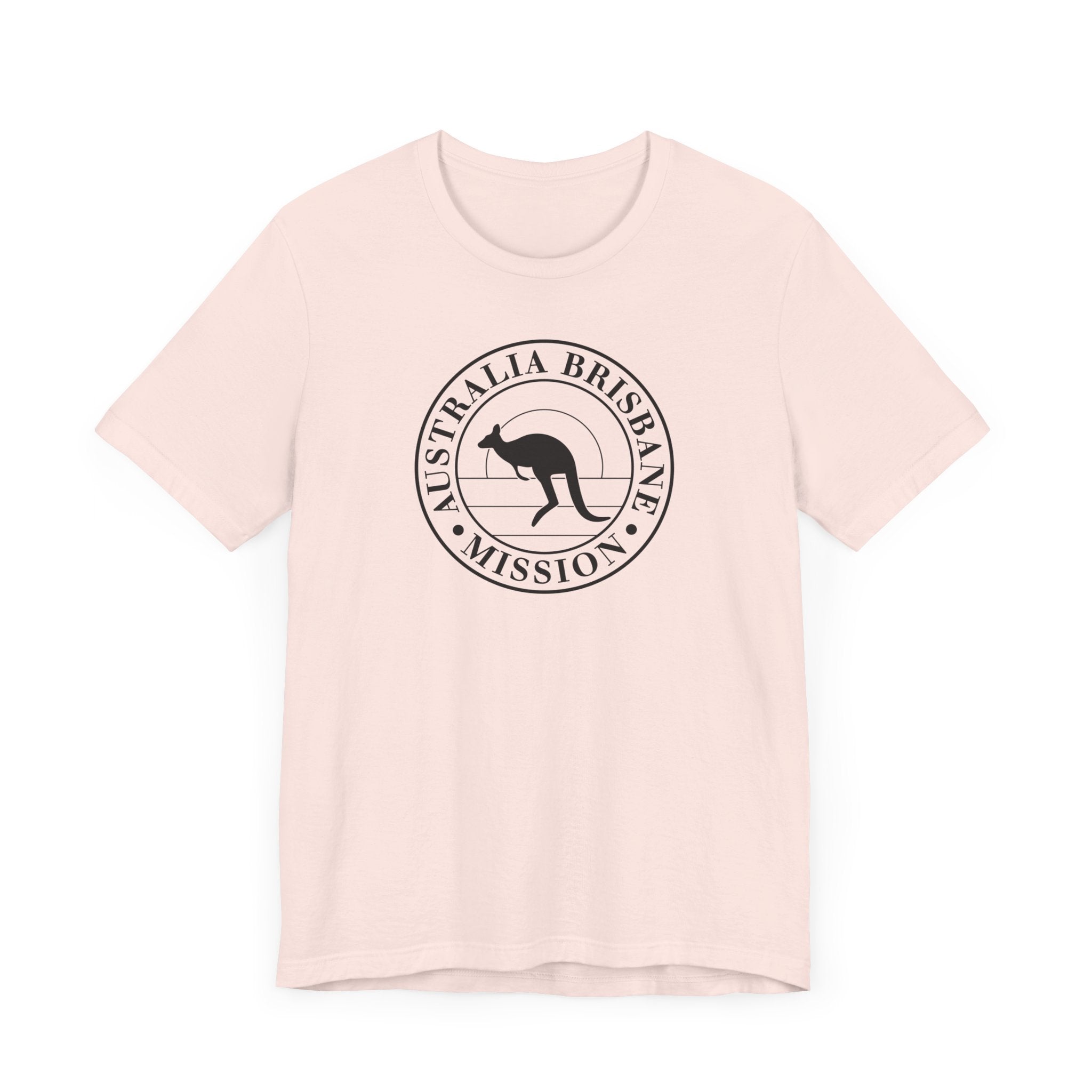 Australia Brisbane Mission Circular Monochrome Logo T-Shirt - Mission Wishlist - LDS Missionary Gift Store