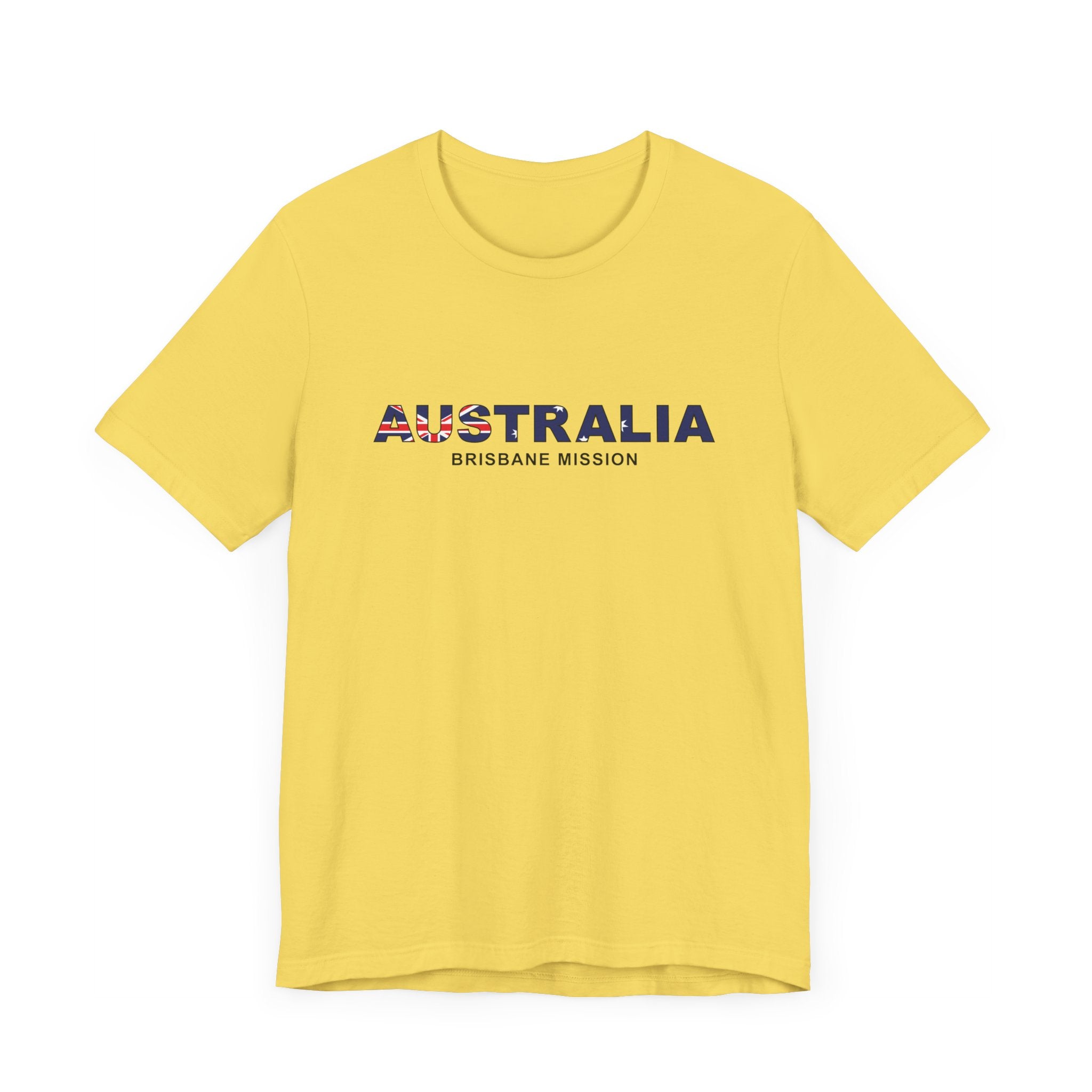 Australia Brisbane Mission Flag Title T-shirt - Latter-Day Saint LDS Missionary Gift - Book of Mormon