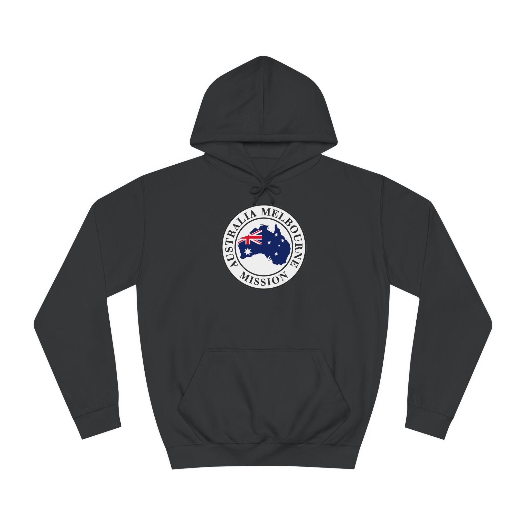Australia Melbourne Mission Flag Logo (White Border) College Hoodie - Mission Wishlist - LDS Missionary Gift Store