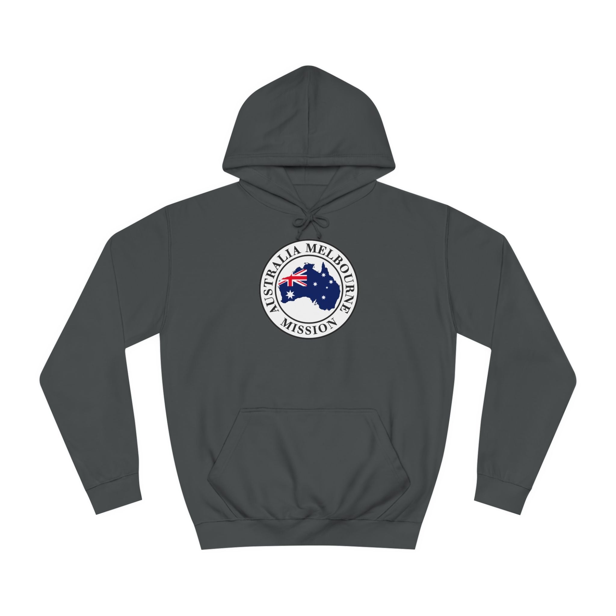 Australia Melbourne Mission Flag Logo (White Border) College Hoodie - Mission Wishlist - LDS Missionary Gift Store