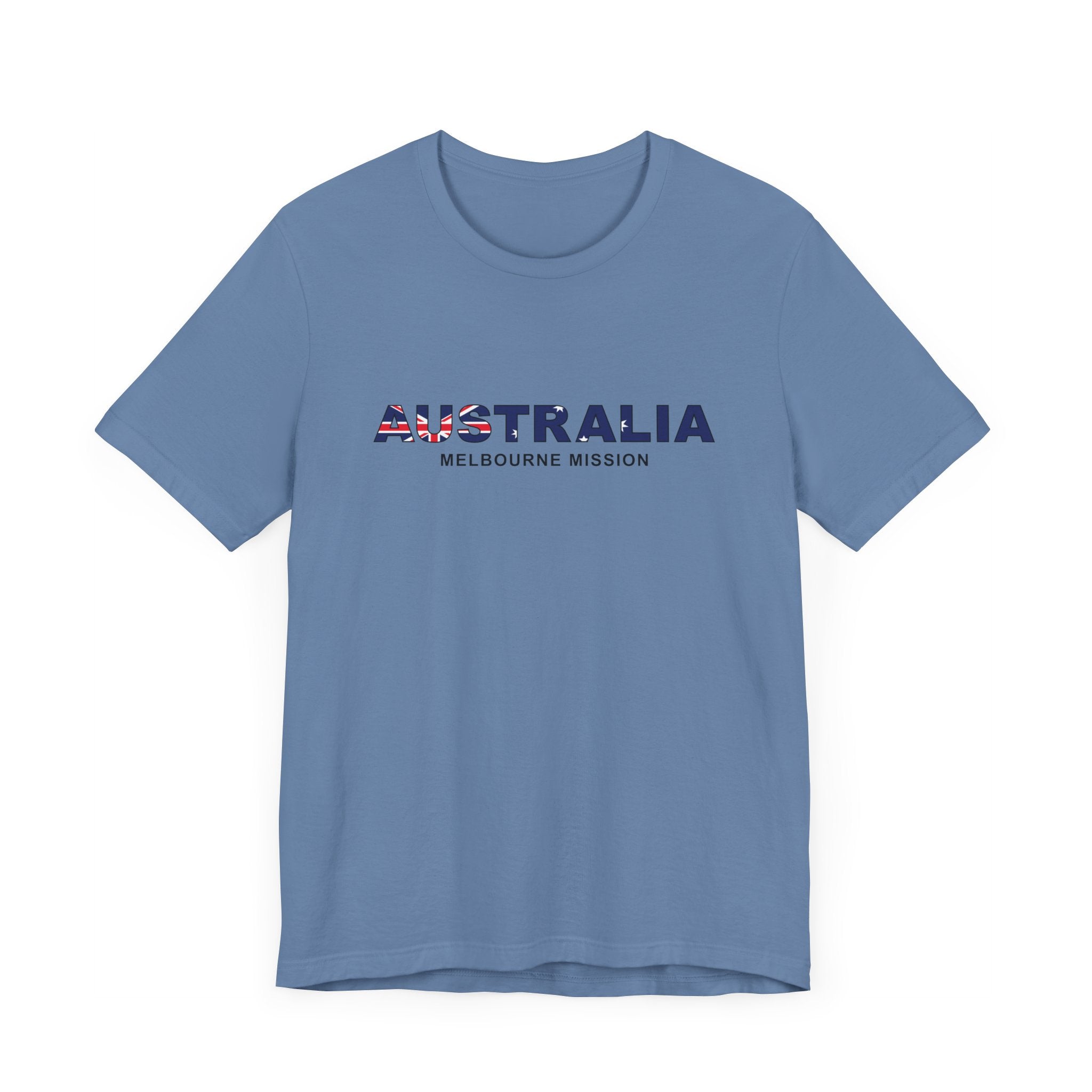 Australia Melbourne Mission Flag Title T-shirt - Mission Wishlist - LDS Missionary Gift Store