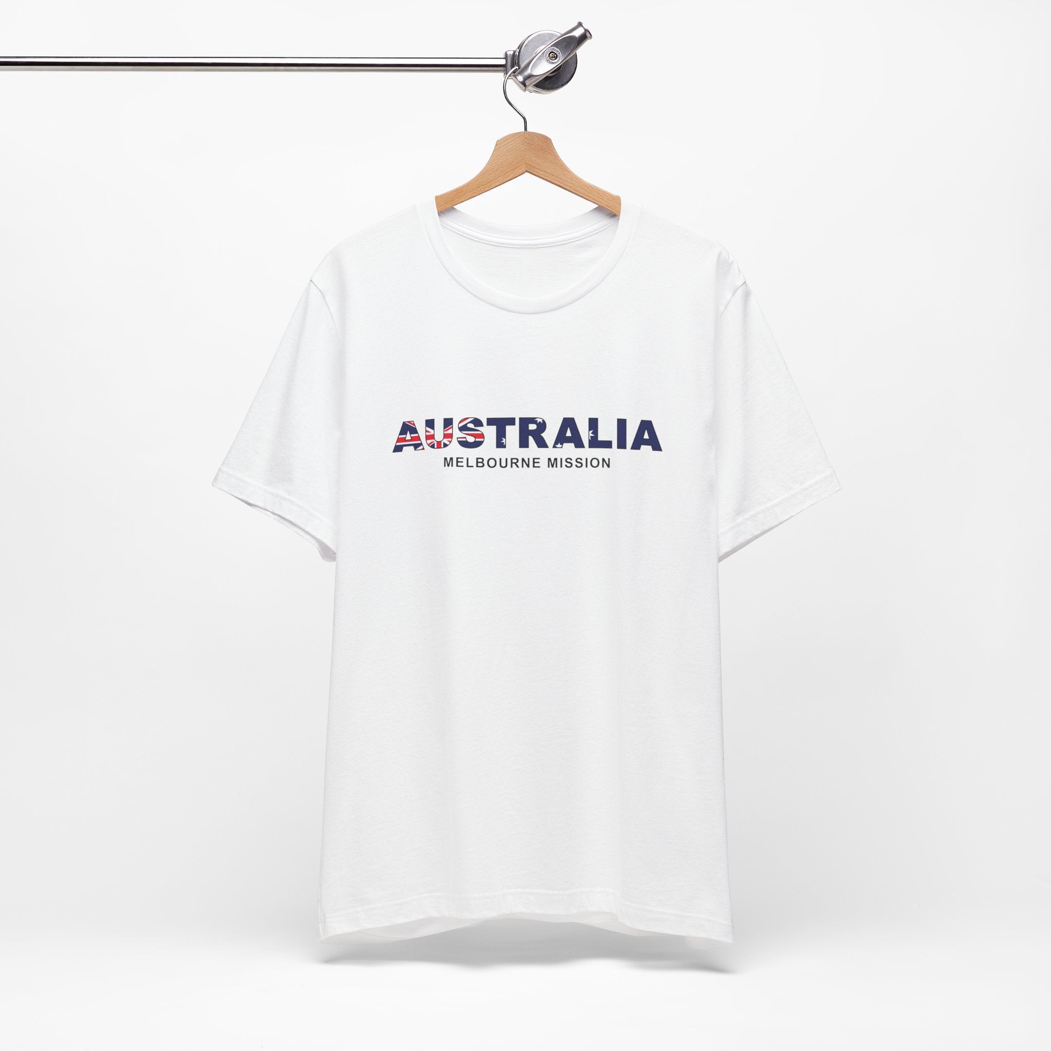 Australia Melbourne Mission Flag Title T-shirt - Mission Wishlist - LDS Missionary Gift Store