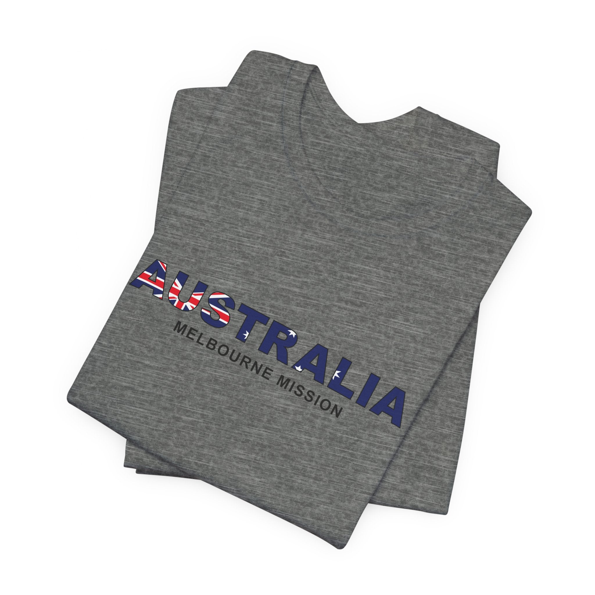 Australia Melbourne Mission Flag Title T-shirt - Mission Wishlist - LDS Missionary Gift Store