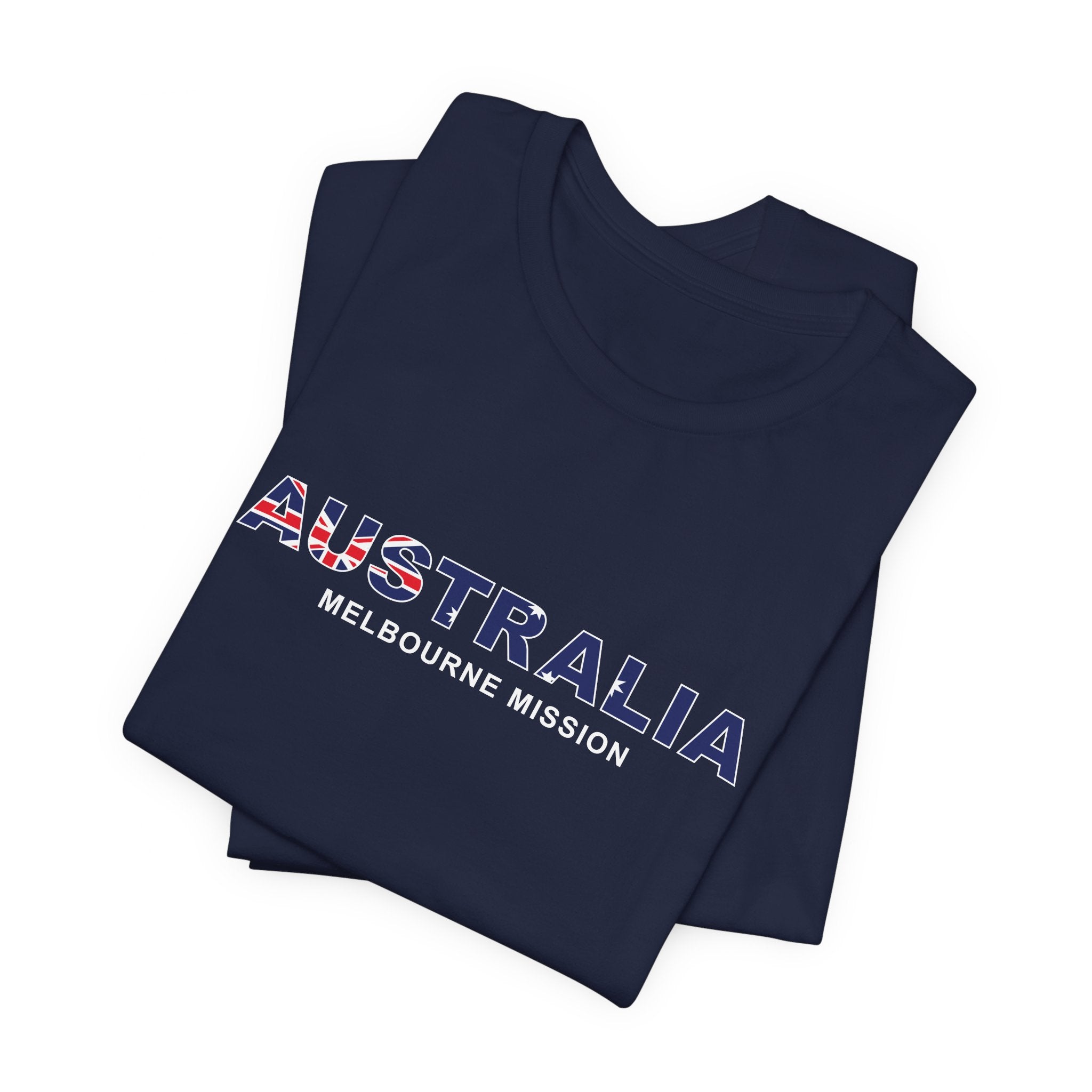 Australia Melbourne Mission Flag Title T-shirt - Mission Wishlist - LDS Missionary Gift Store