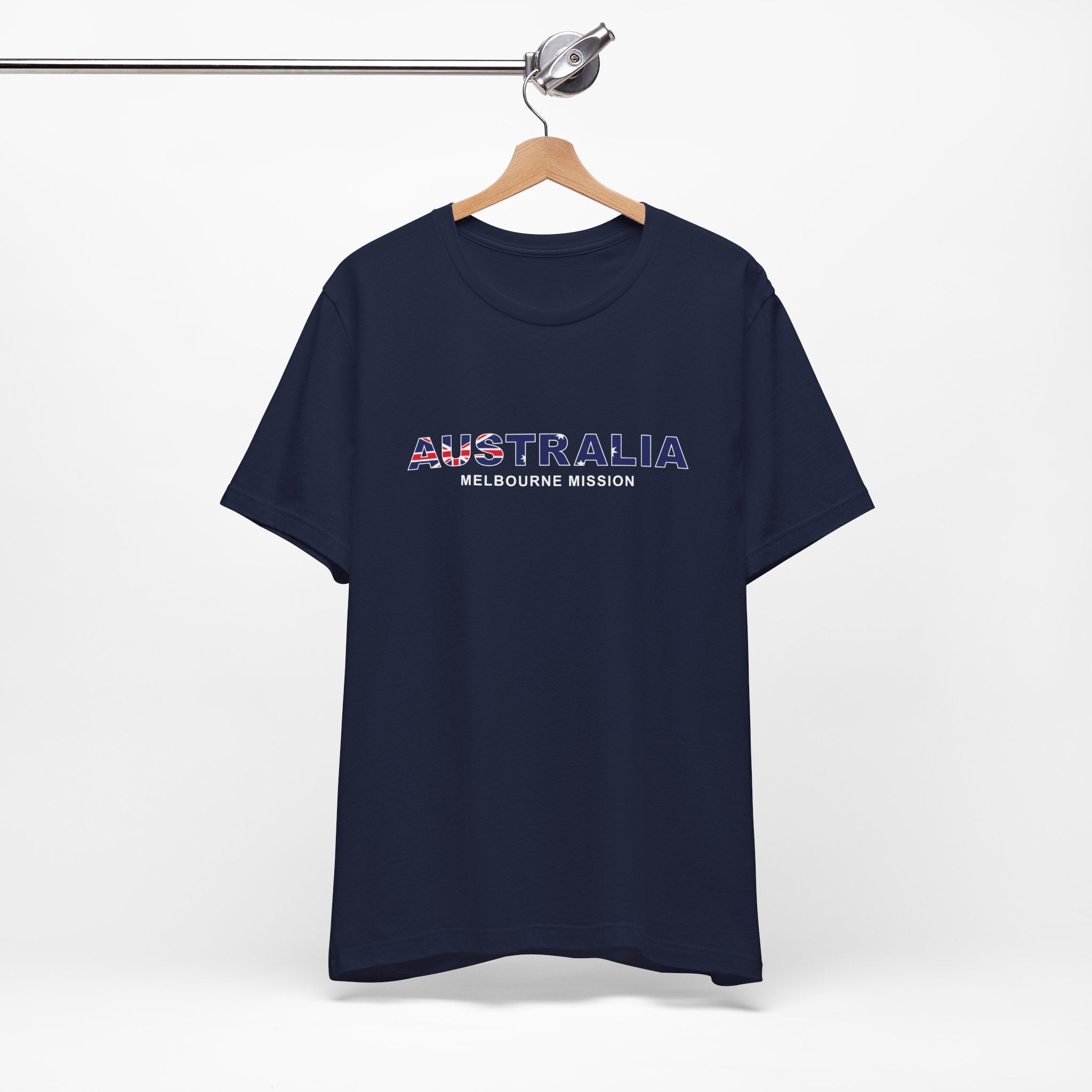 Australia Melbourne Mission Flag Title T-shirt - Mission Wishlist - LDS Missionary Gift Store