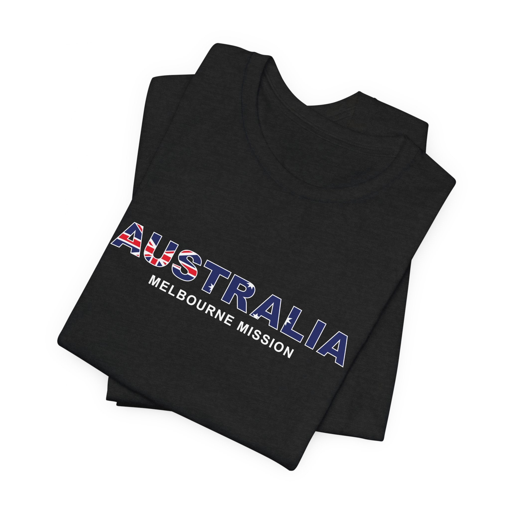 Australia Melbourne Mission Flag Title T-shirt - Mission Wishlist - LDS Missionary Gift Store
