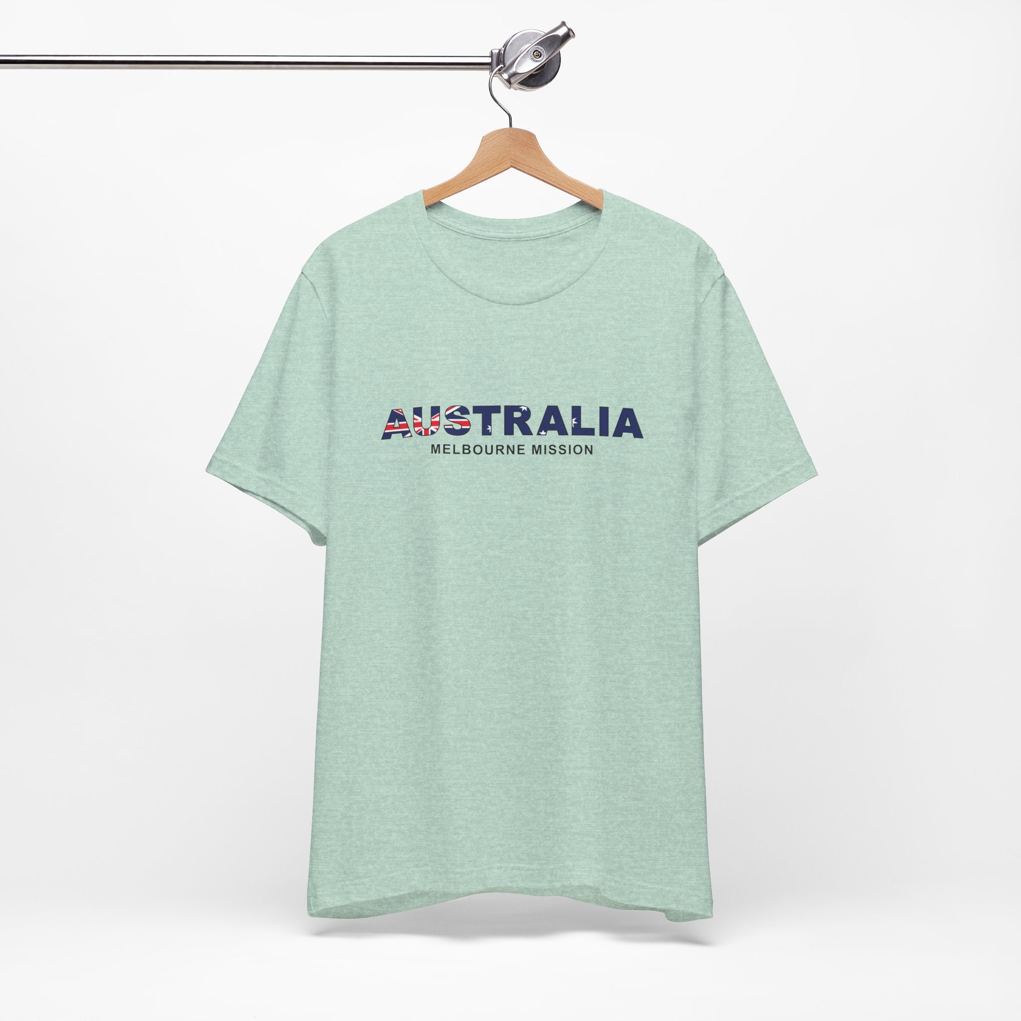Australia Melbourne Mission Flag Title T-shirt - Mission Wishlist - LDS Missionary Gift Store