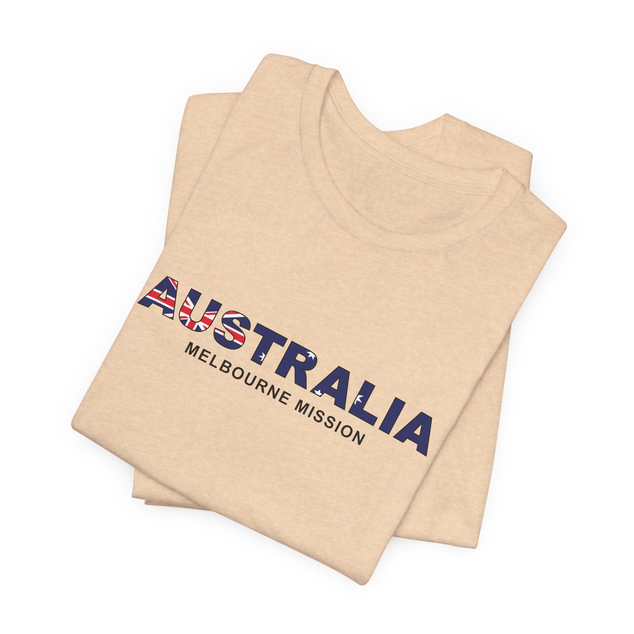 Australia Melbourne Mission Flag Title T-shirt - Mission Wishlist - LDS Missionary Gift Store