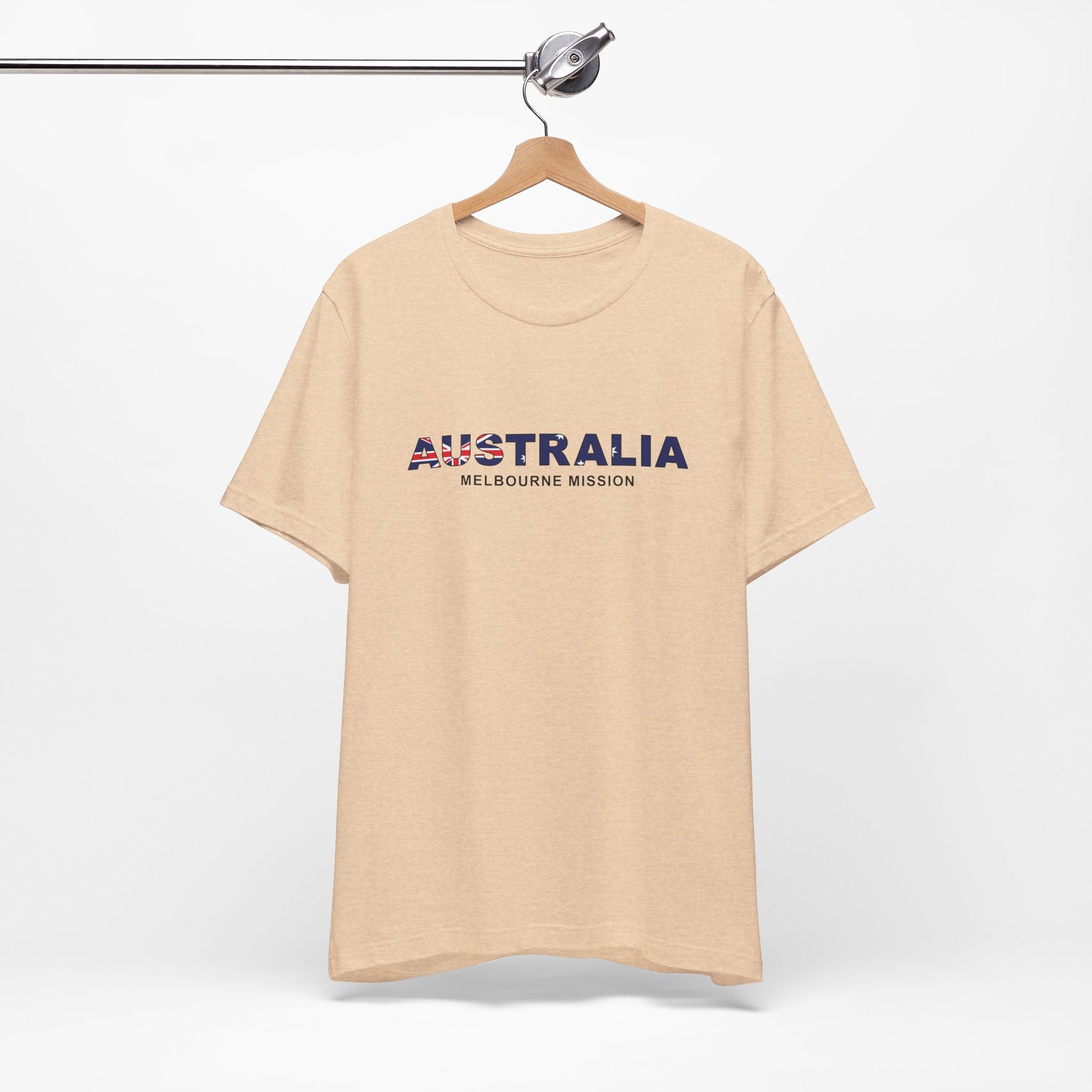 Australia Melbourne Mission Flag Title T-shirt - Mission Wishlist - LDS Missionary Gift Store