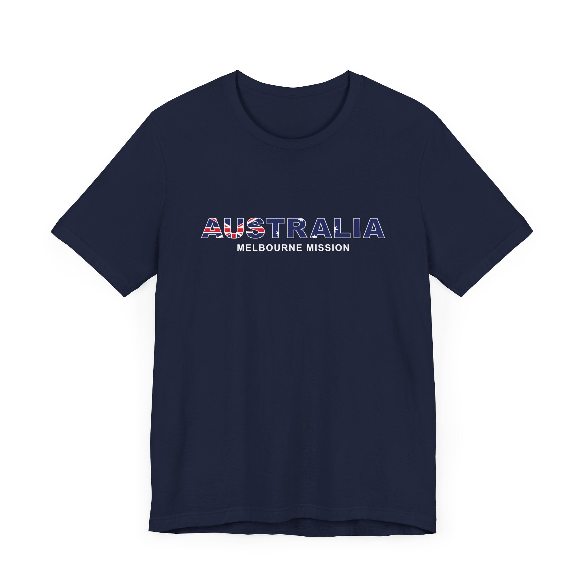 Australia Melbourne Mission Flag Title T-shirt - Mission Wishlist - LDS Missionary Gift Store