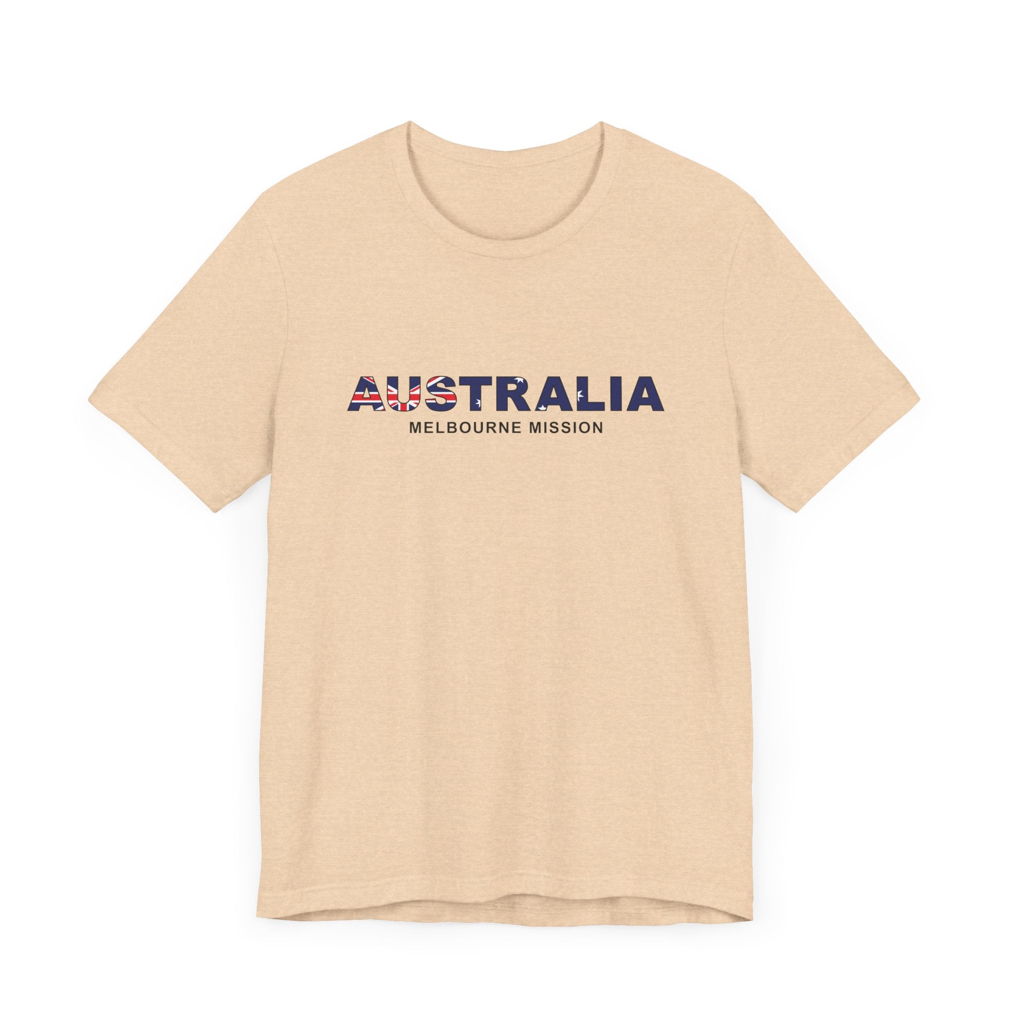 Australia Melbourne Mission Flag Title T-shirt - Mission Wishlist - LDS Missionary Gift Store