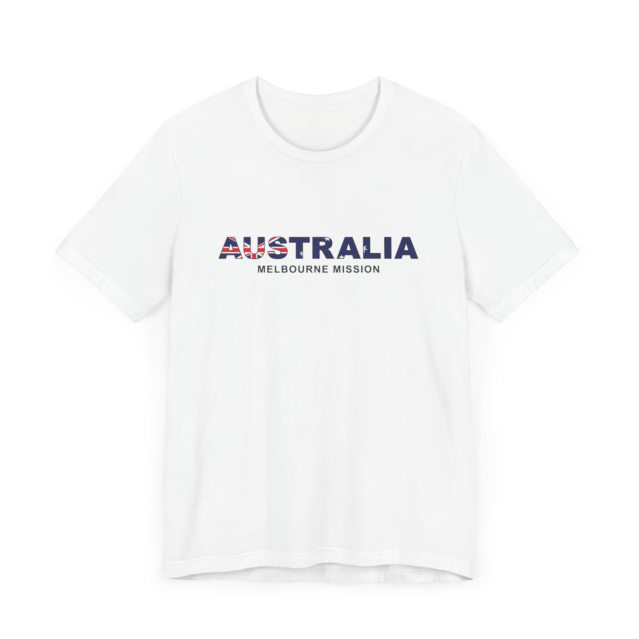 Australia Melbourne Mission Flag Title T-shirt - Mission Wishlist - LDS Missionary Gift Store