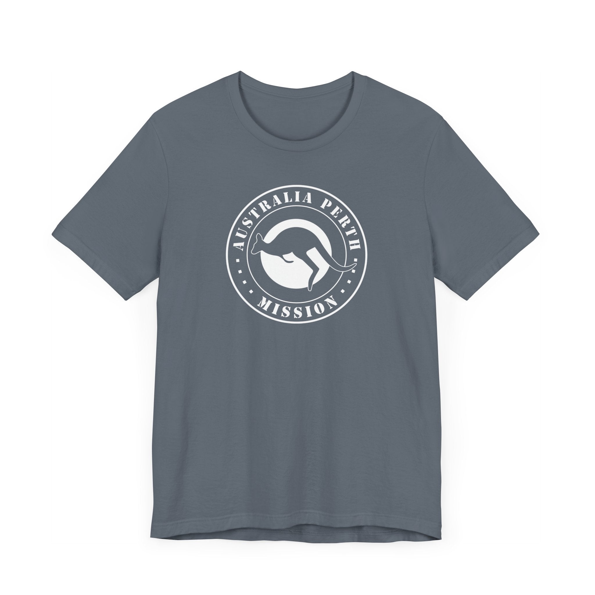 Australia Perth Mission Circular Monochrome Logo T-Shirt - Mission Wishlist - LDS Missionary Gift Store