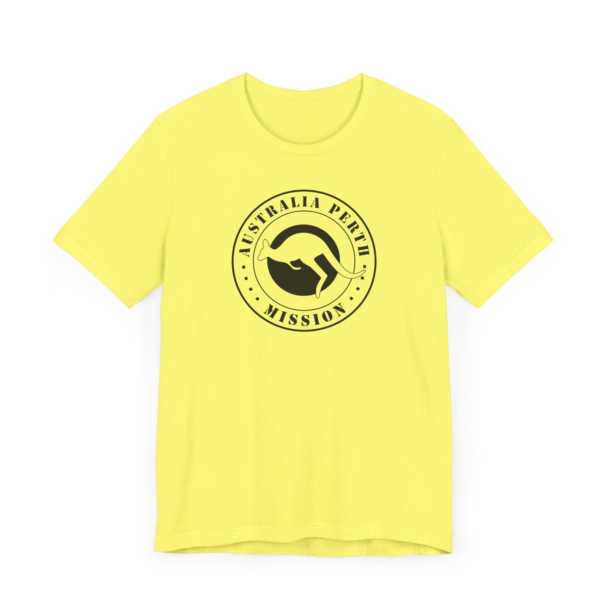 Australia Perth Mission Circular Monochrome Logo T-Shirt - Mission Wishlist - LDS Missionary Gift Store