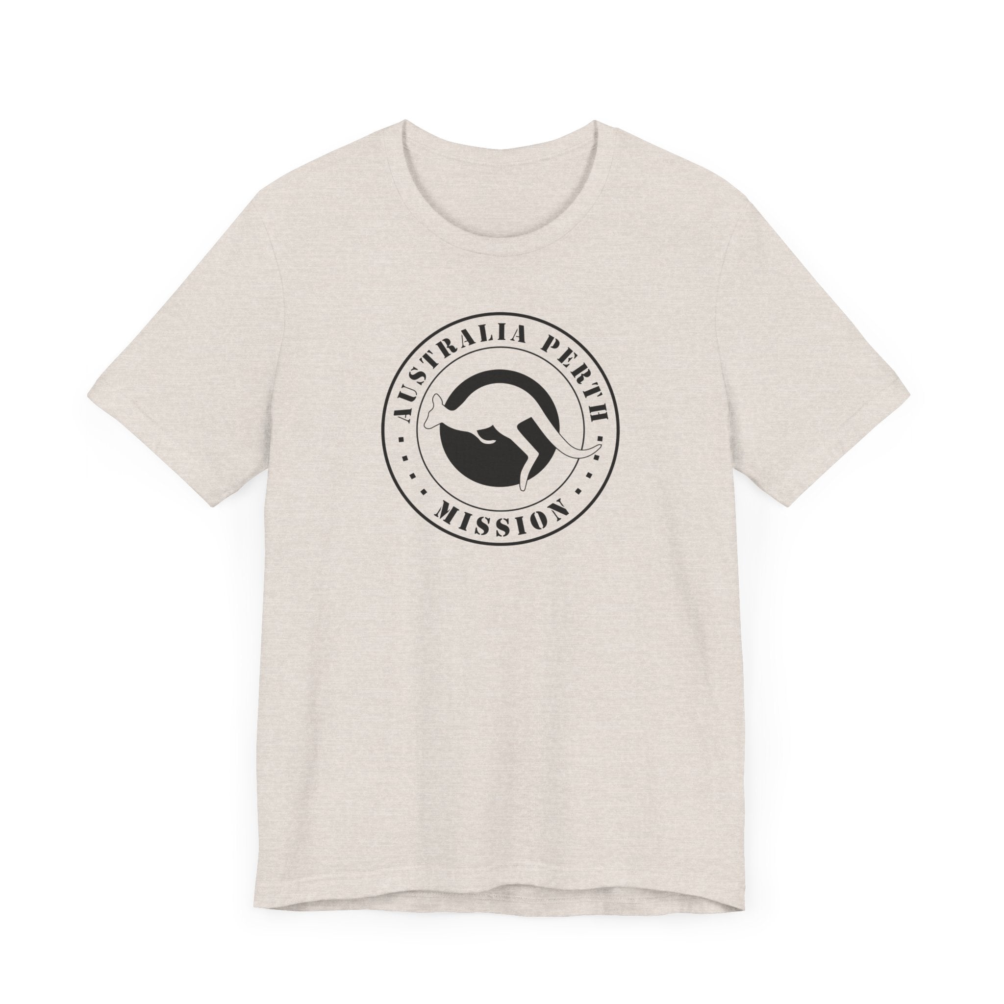 Australia Perth Mission Circular Monochrome Logo T-Shirt - Mission Wishlist - LDS Missionary Gift Store