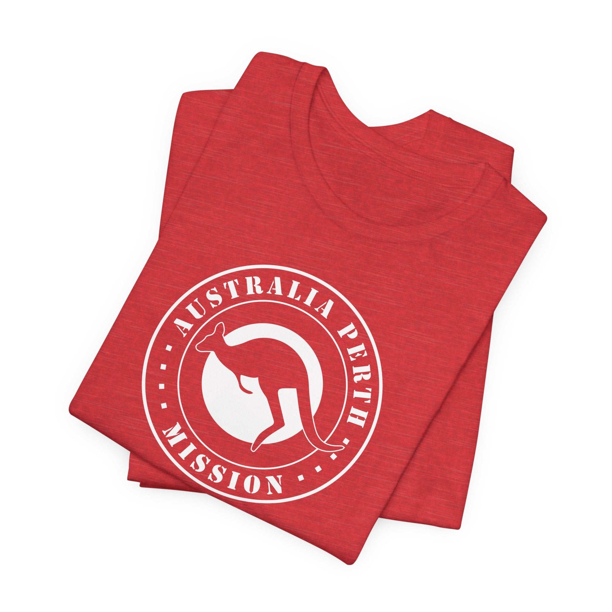 Australia Perth Mission Circular Monochrome Logo T-Shirt - Mission Wishlist - LDS Missionary Gift Store