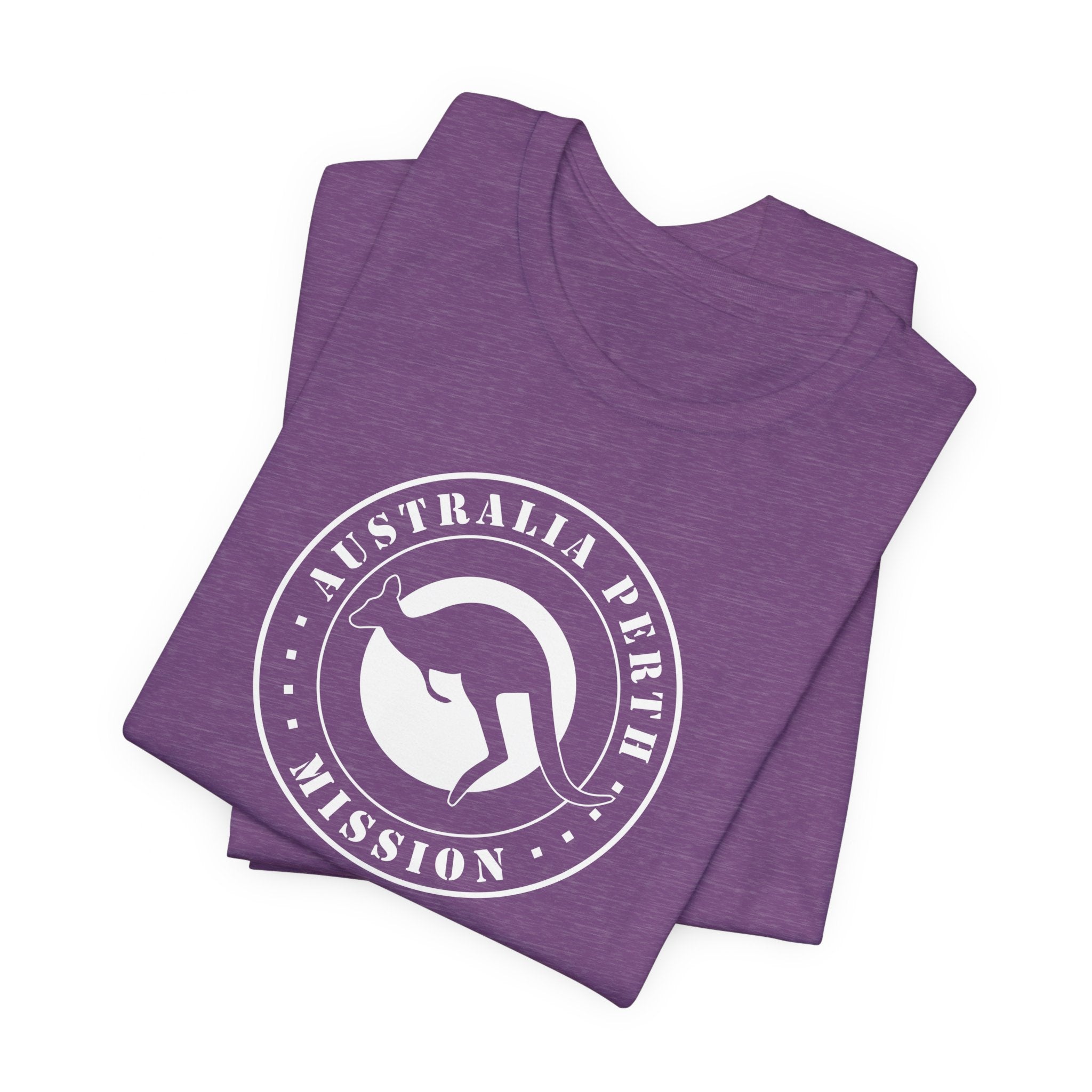 Australia Perth Mission Circular Monochrome Logo T-Shirt - Mission Wishlist - LDS Missionary Gift Store