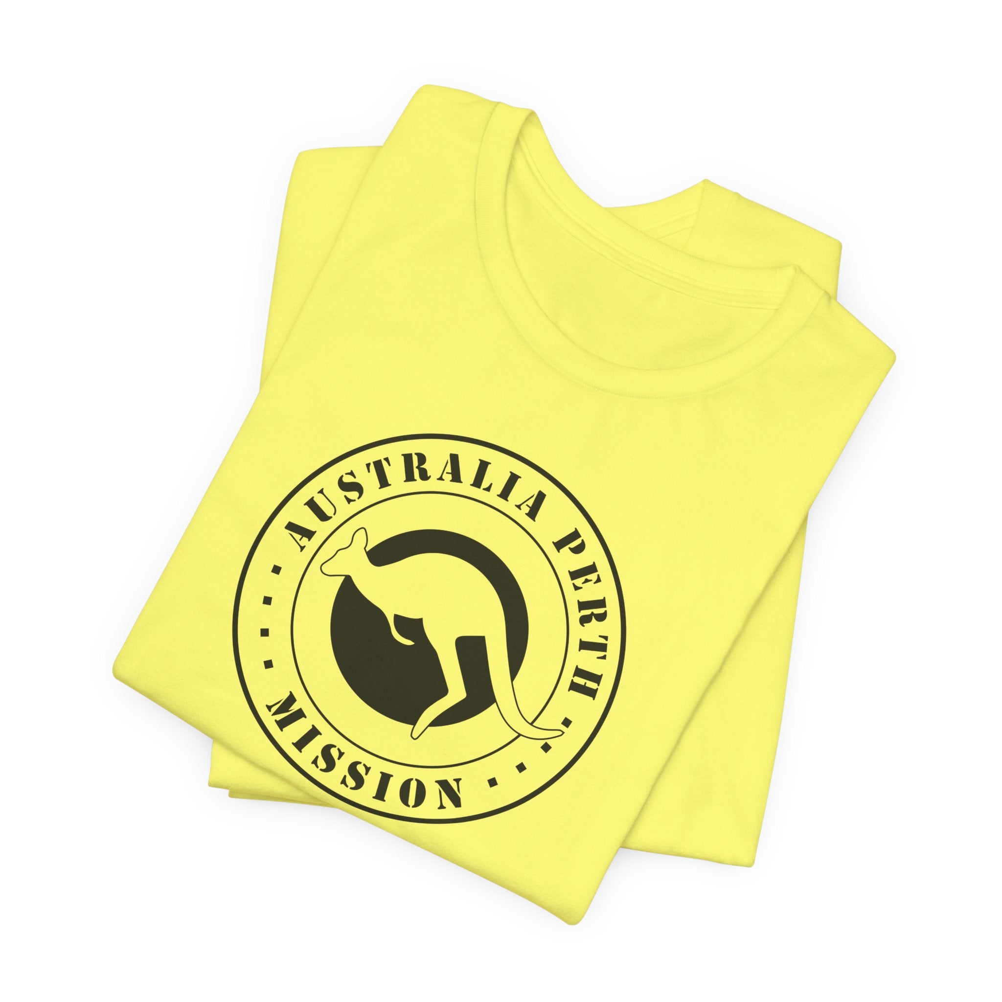 Australia Perth Mission Circular Monochrome Logo T-Shirt - Mission Wishlist - LDS Missionary Gift Store