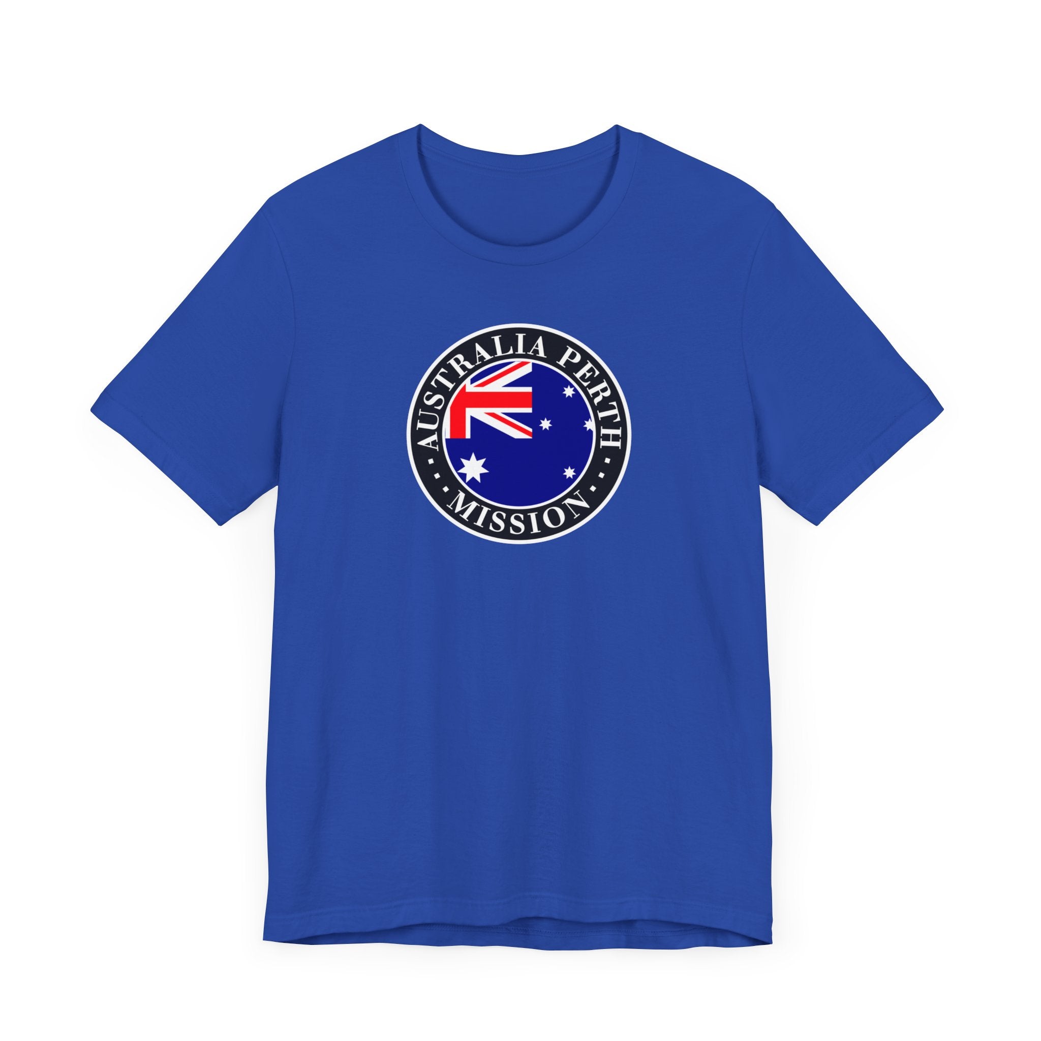 Australia Perth Mission Flag Logo (Black Border) T-shirt - Mission Wishlist - LDS Missionary Gift Store