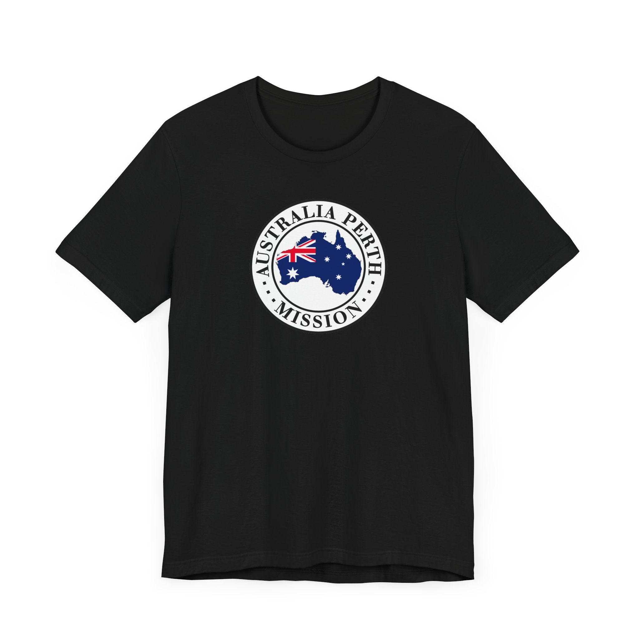Australia Perth Mission Flag Logo (White Border) T-shirt - Mission Wishlist - LDS Missionary Gift Store