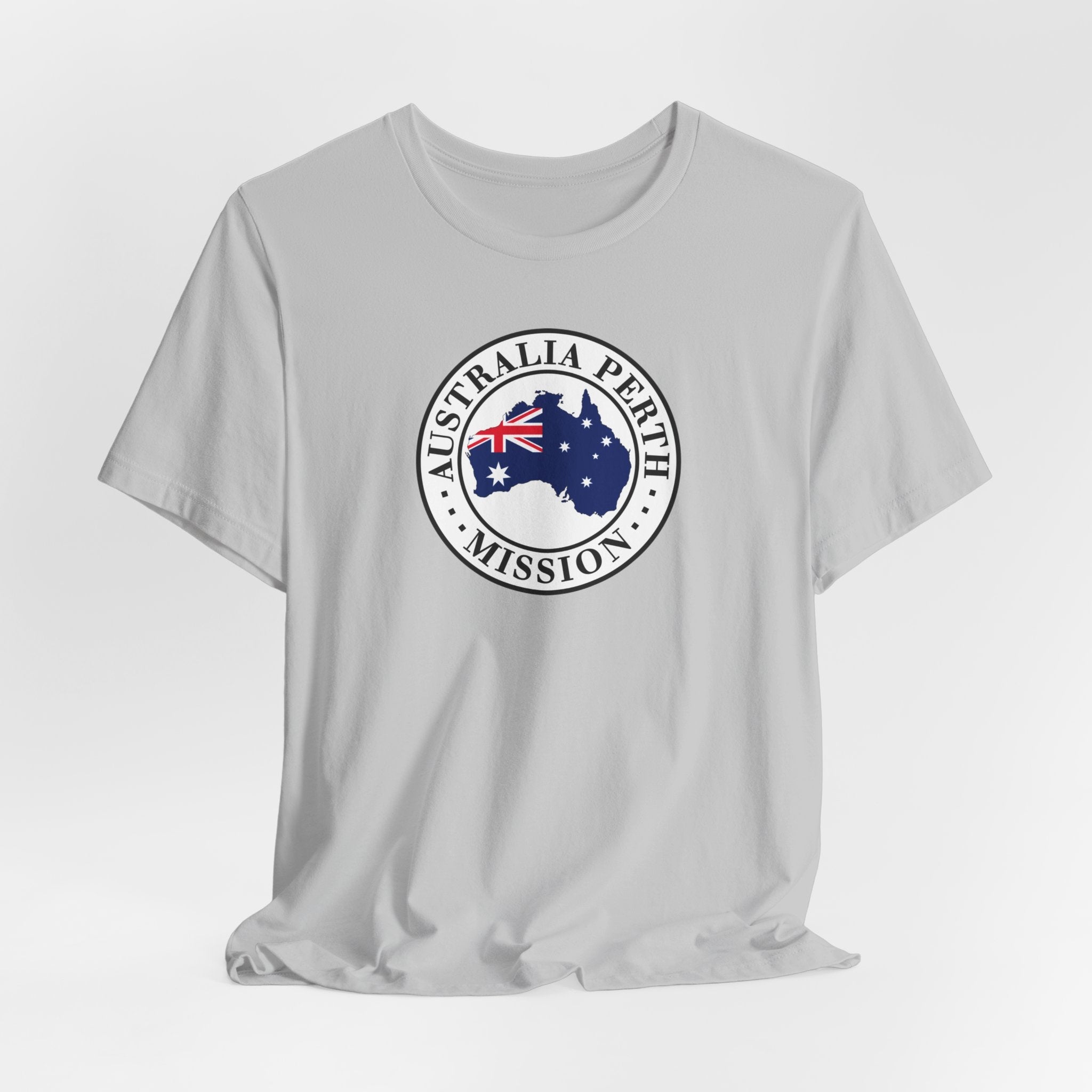 Australia Perth Mission Flag Logo (White Border) T-shirt - Mission Wishlist - LDS Missionary Gift Store