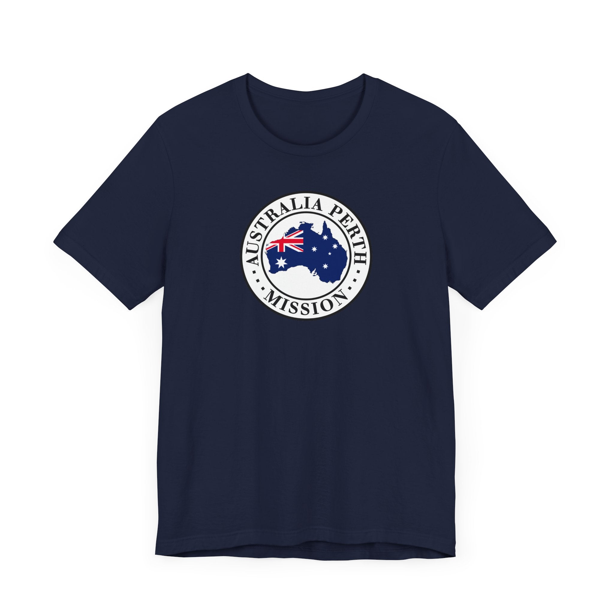 Australia Perth Mission Flag Logo (White Border) T-shirt - Mission Wishlist - LDS Missionary Gift Store