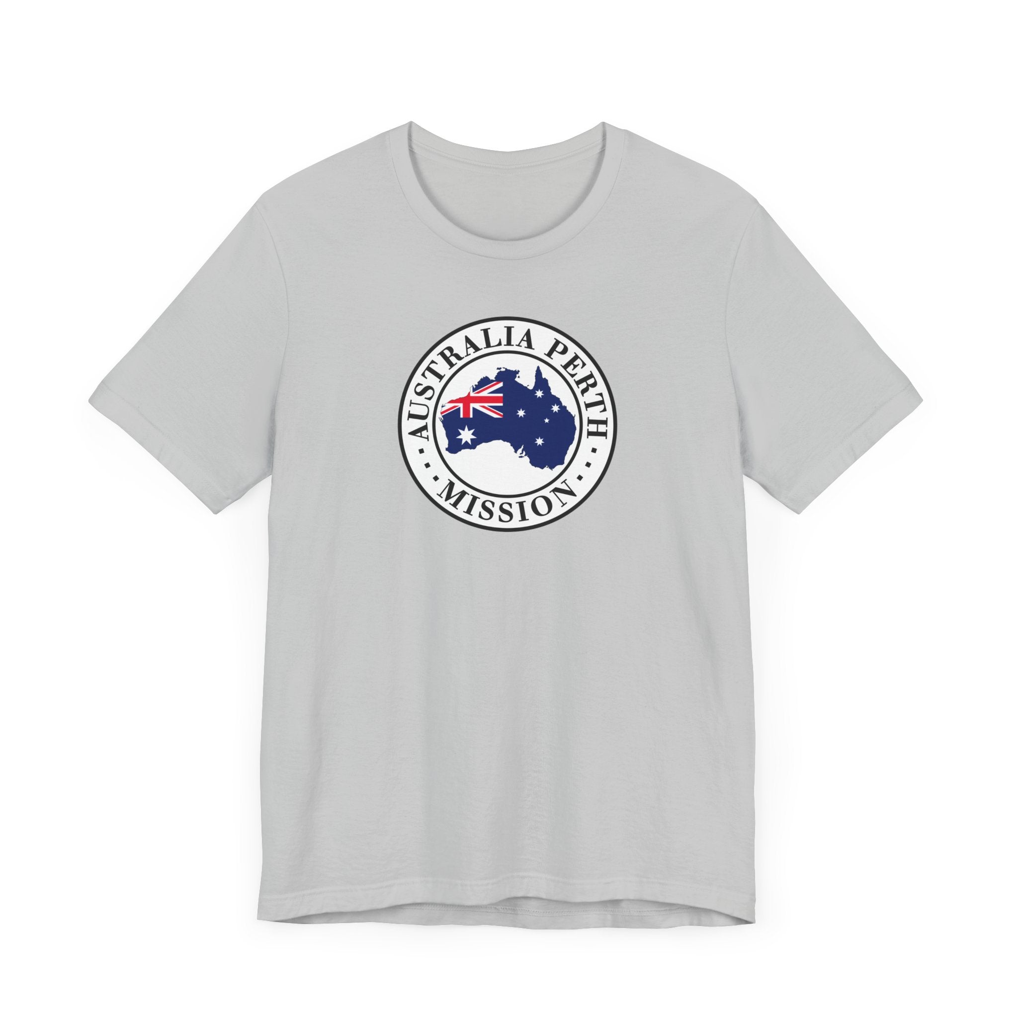 Australia Perth Mission Flag Logo (White Border) T-shirt - Mission Wishlist - LDS Missionary Gift Store