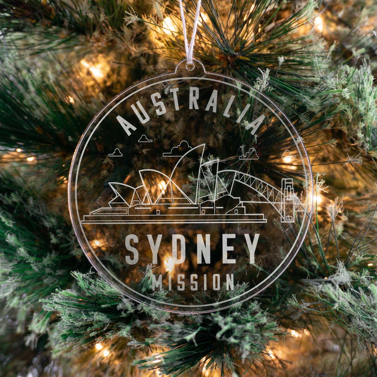 Australia Sydney Mission Christmas Ornament - Latter-Day Saint LDS Missionary Gift - Book of Mormon