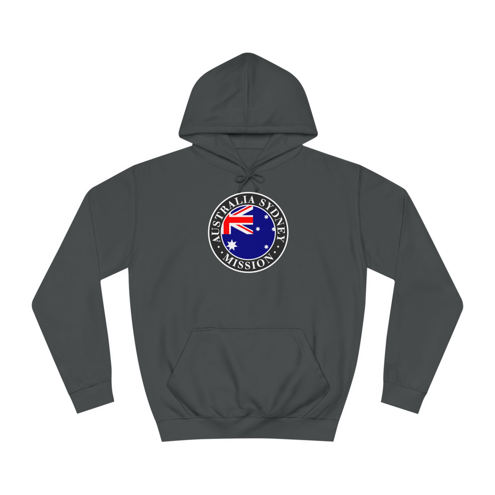 Australia Sydney Mission Flag Logo (Black Border) College Hoodie - Mission Wishlist - LDS Missionary Gift Store