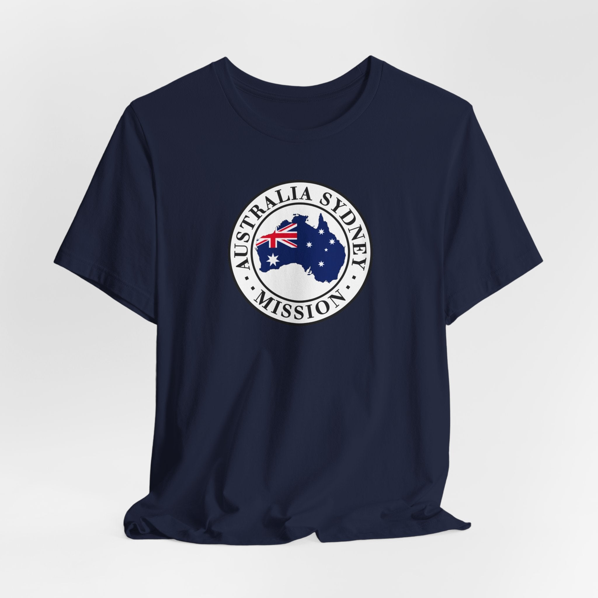 Australia Sydney Mission Flag Logo (White Border) T-shirt - Mission Wishlist - LDS Missionary Gift Store