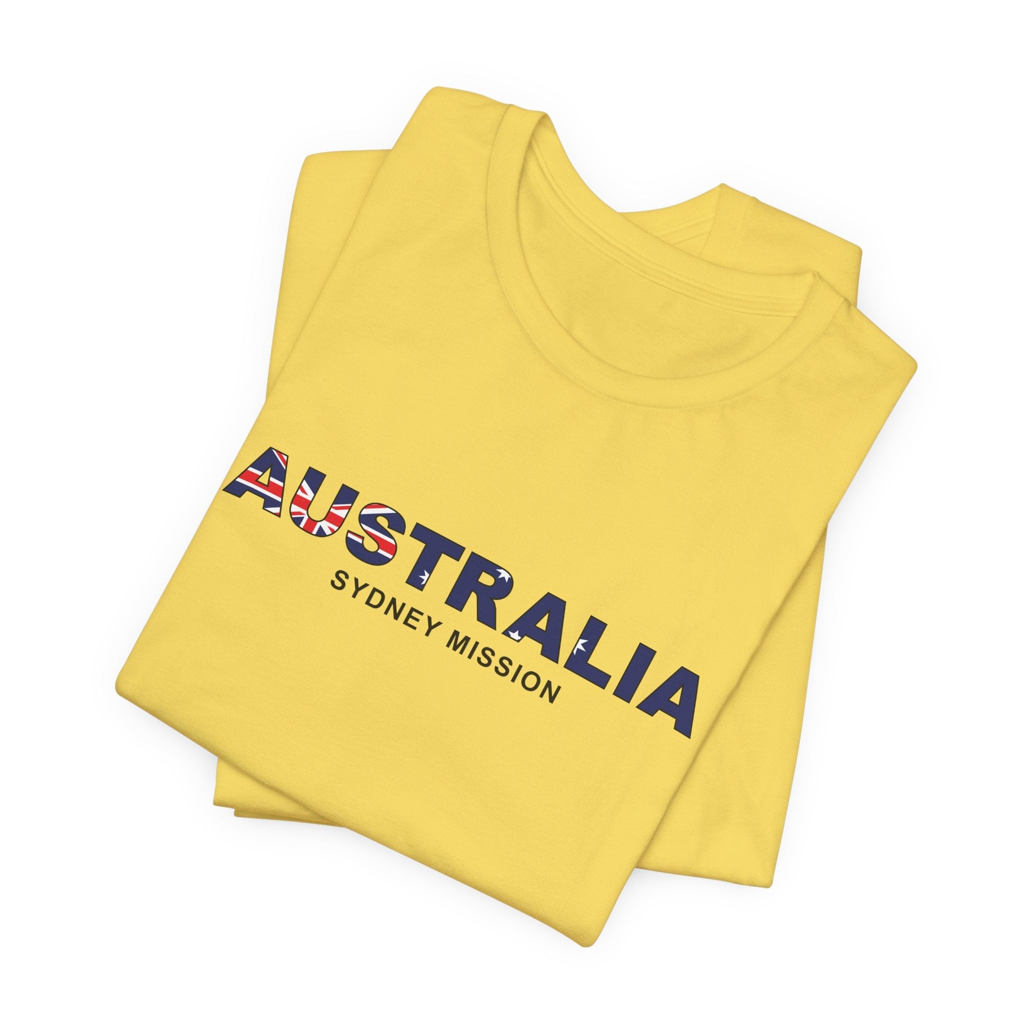 Australia Sydney Mission Flag Title T-shirt - Mission Wishlist - LDS Missionary Gift Store