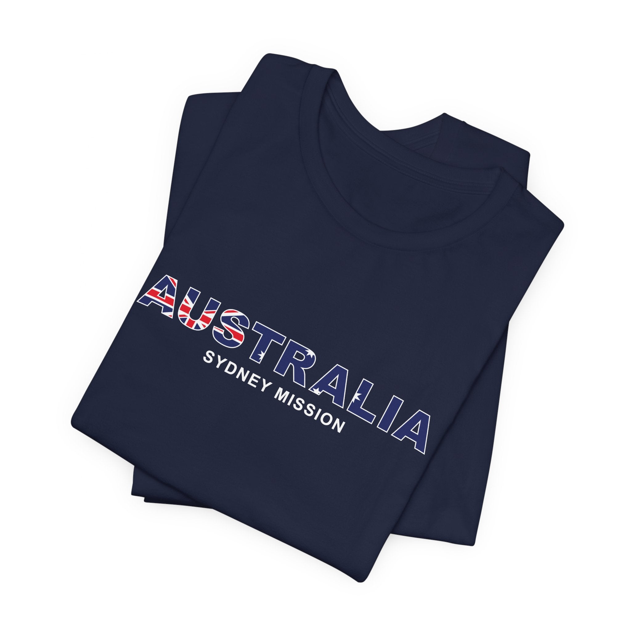 Australia Sydney Mission Flag Title T-shirt - Mission Wishlist - LDS Missionary Gift Store