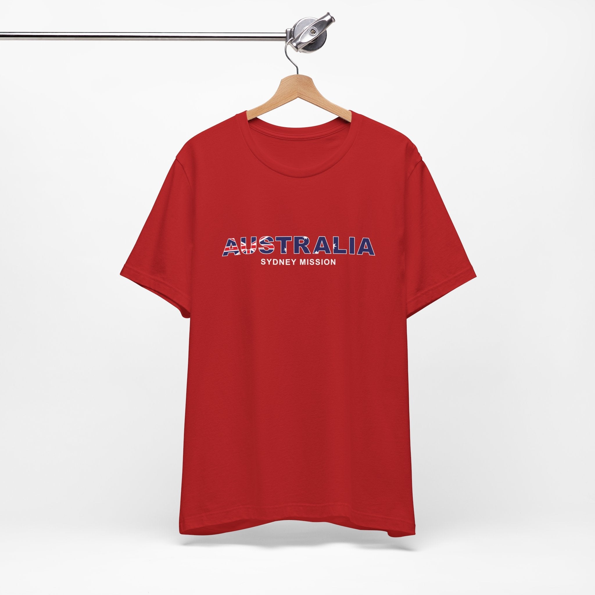 Australia Sydney Mission Flag Title T-shirt - Mission Wishlist - LDS Missionary Gift Store