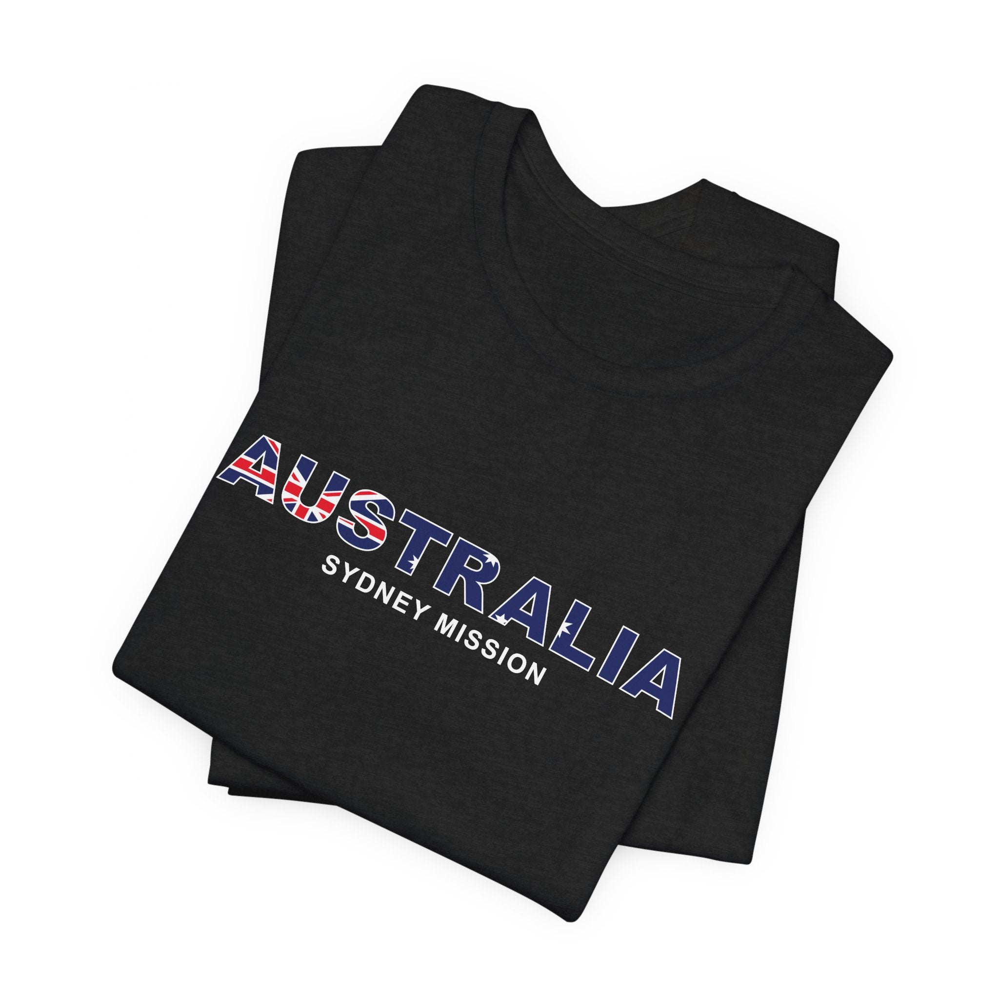 Australia Sydney Mission Flag Title T-shirt - Mission Wishlist - LDS Missionary Gift Store
